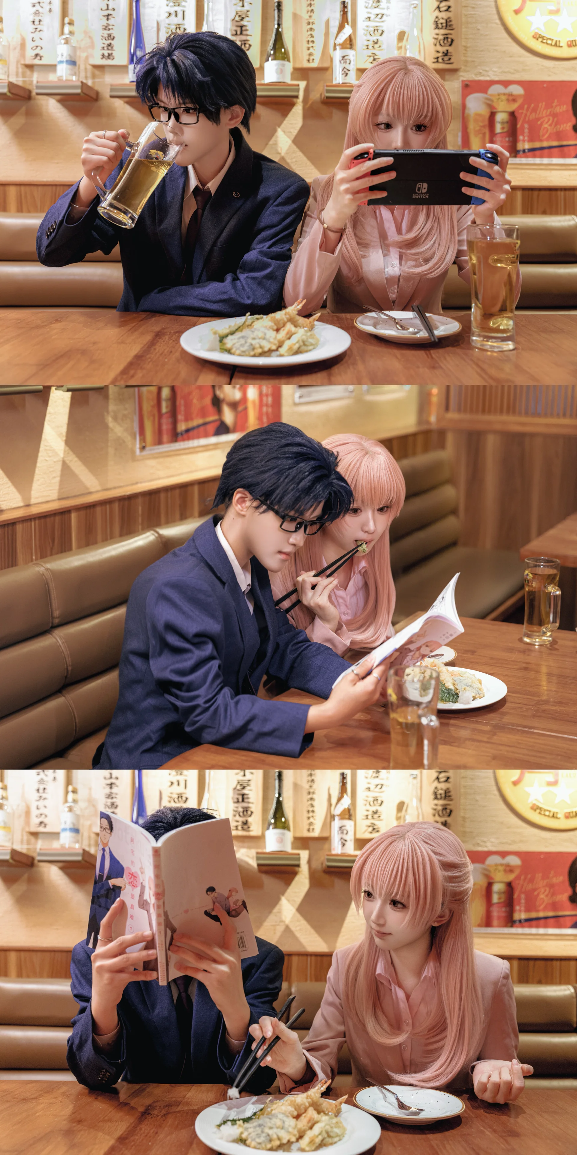 【桃瀬成海コスプレ】『ヲタクに恋は難しい』、社畜の日常に浸る微醺なアフター5 - 5 枚目