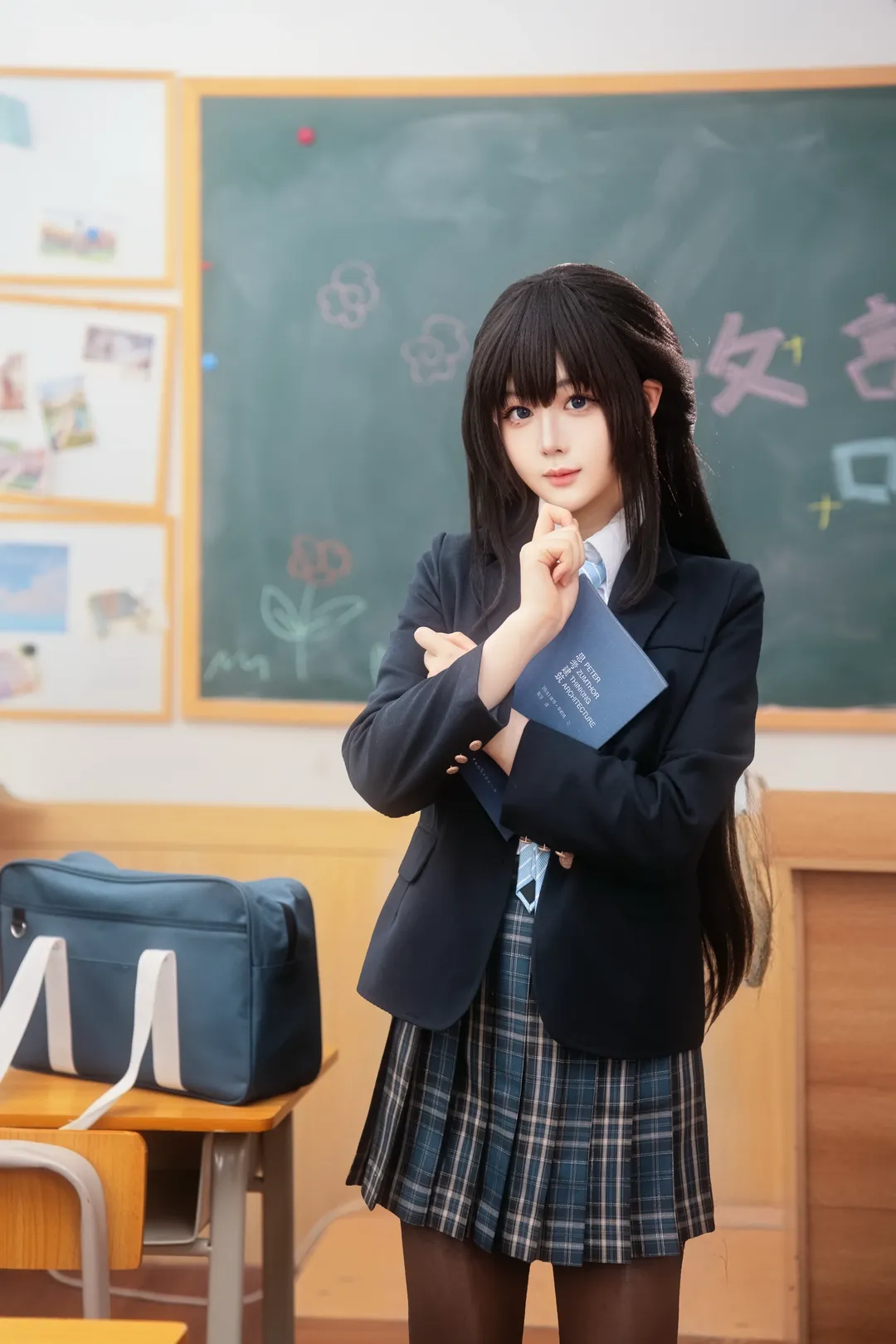 【钢铁雄心KR】这套JK校服穿搭的教室随拍 - 第 3 张