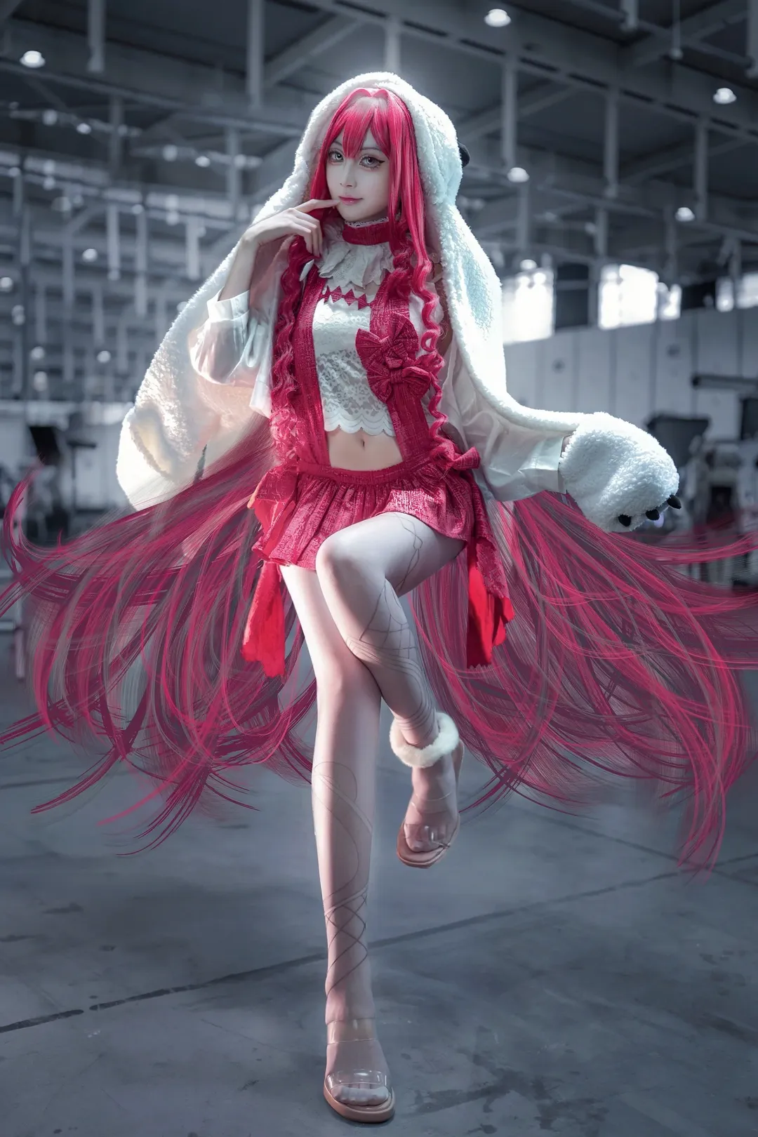 【芭萬希cos】祭神巫女妖異脆弱的玩具感
