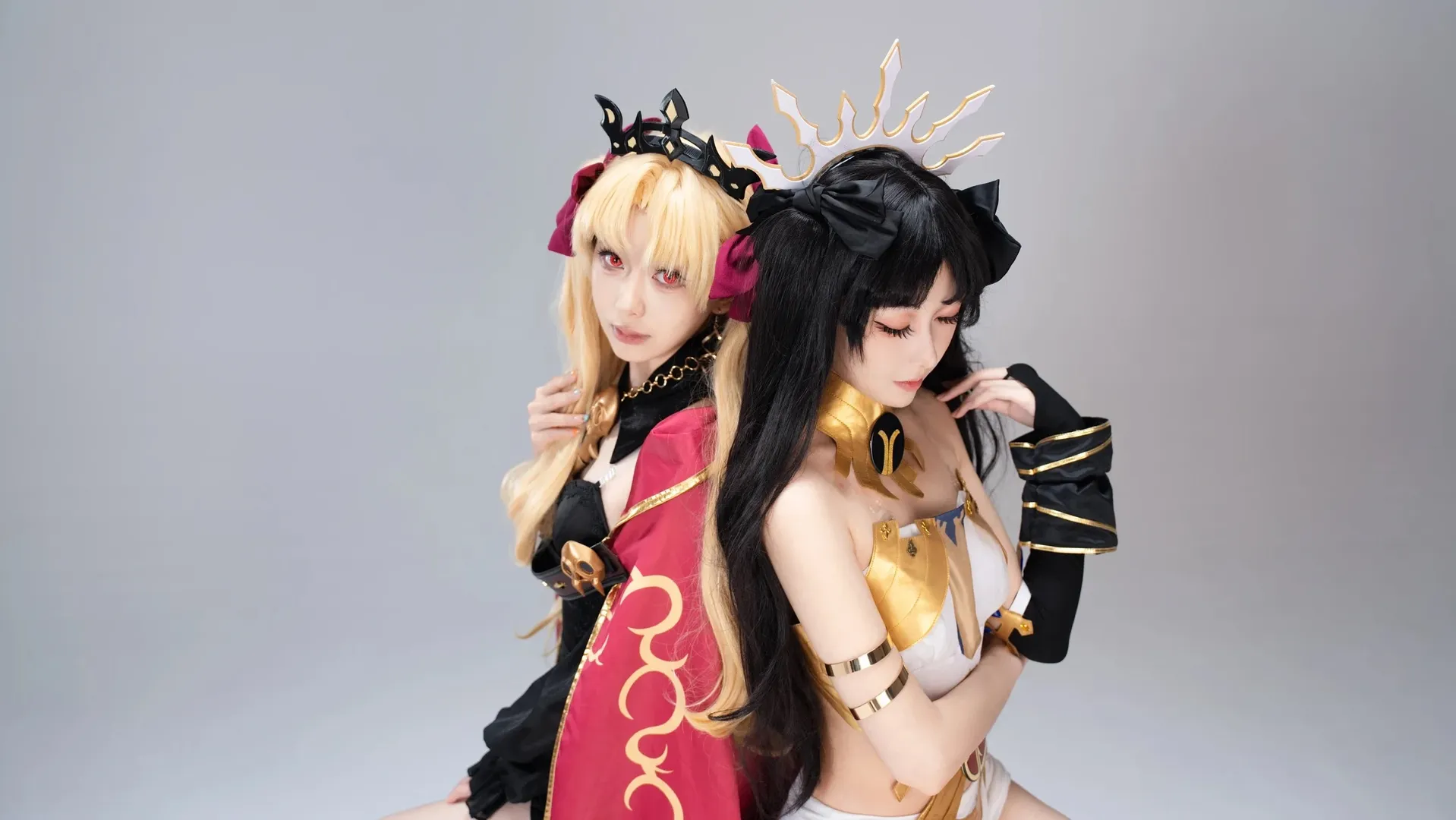 【伊什塔尔与埃列什基伽勒cos】Fate/Grand Order弓枪凛的双人视觉呈现 - 第 2 张