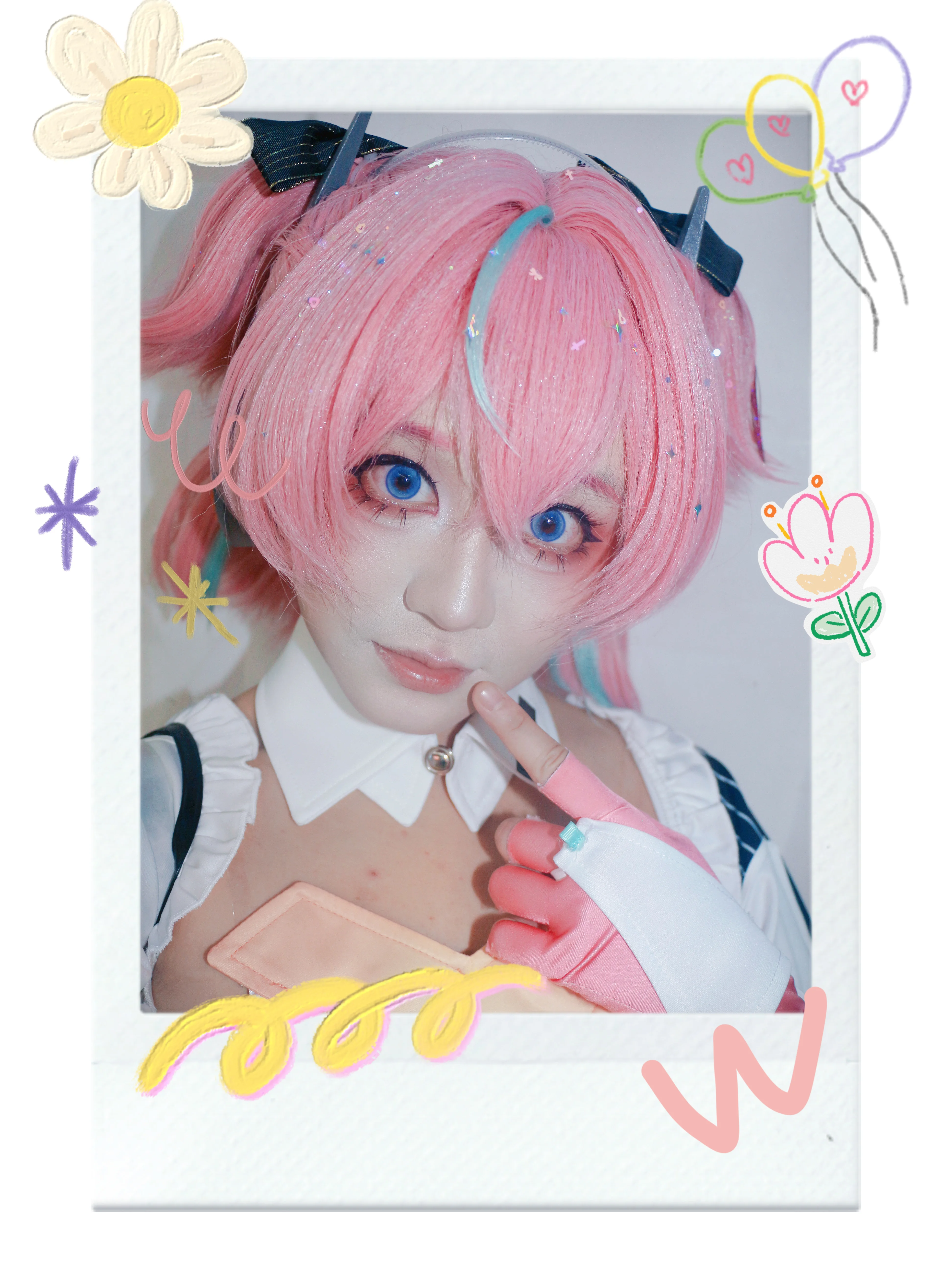 【爱芮cos】绝区零妄想天使小卡自拍 - 第 2 张