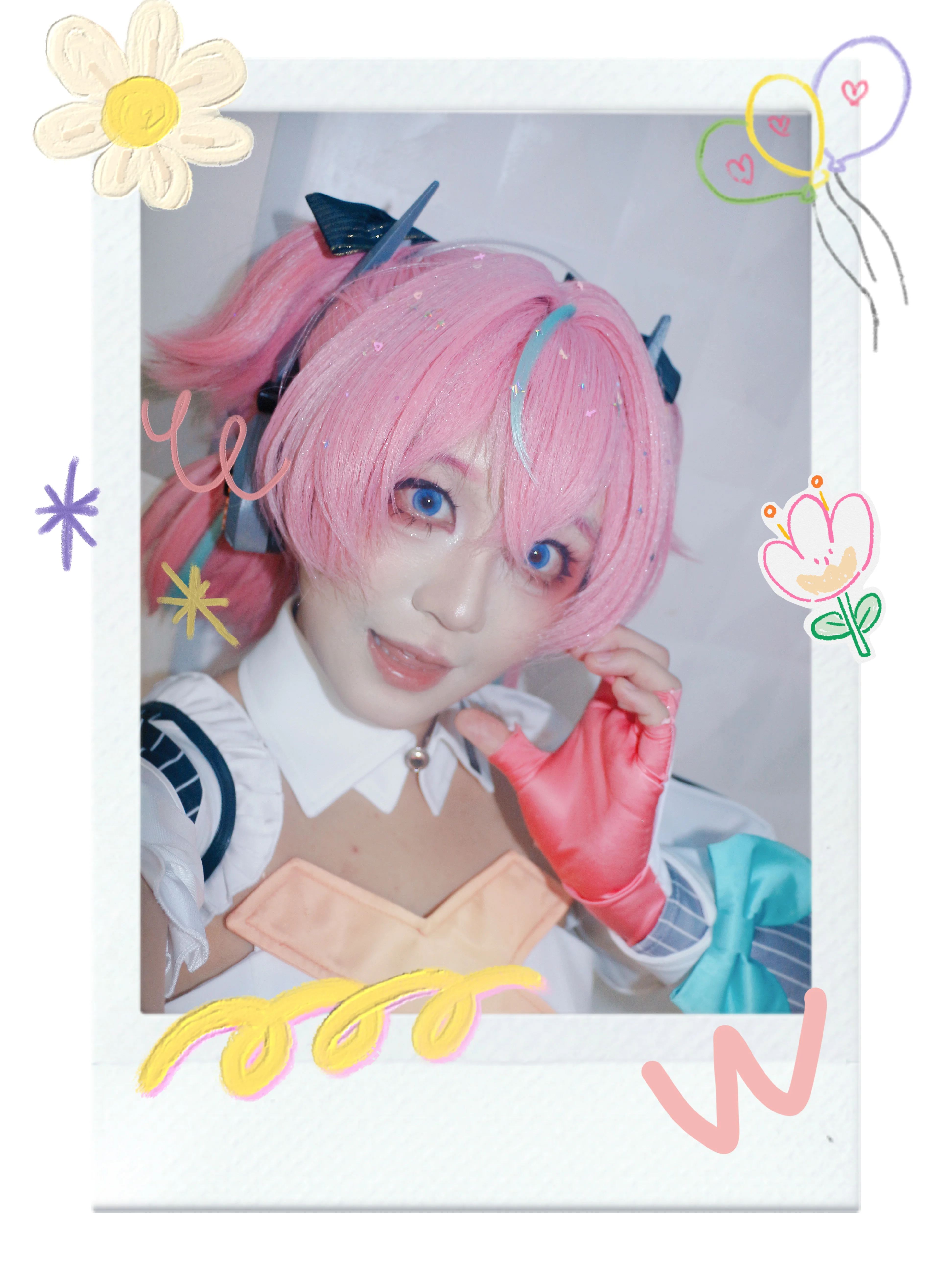 【爱芮cos】绝区零妄想天使小卡自拍 - 第 3 张