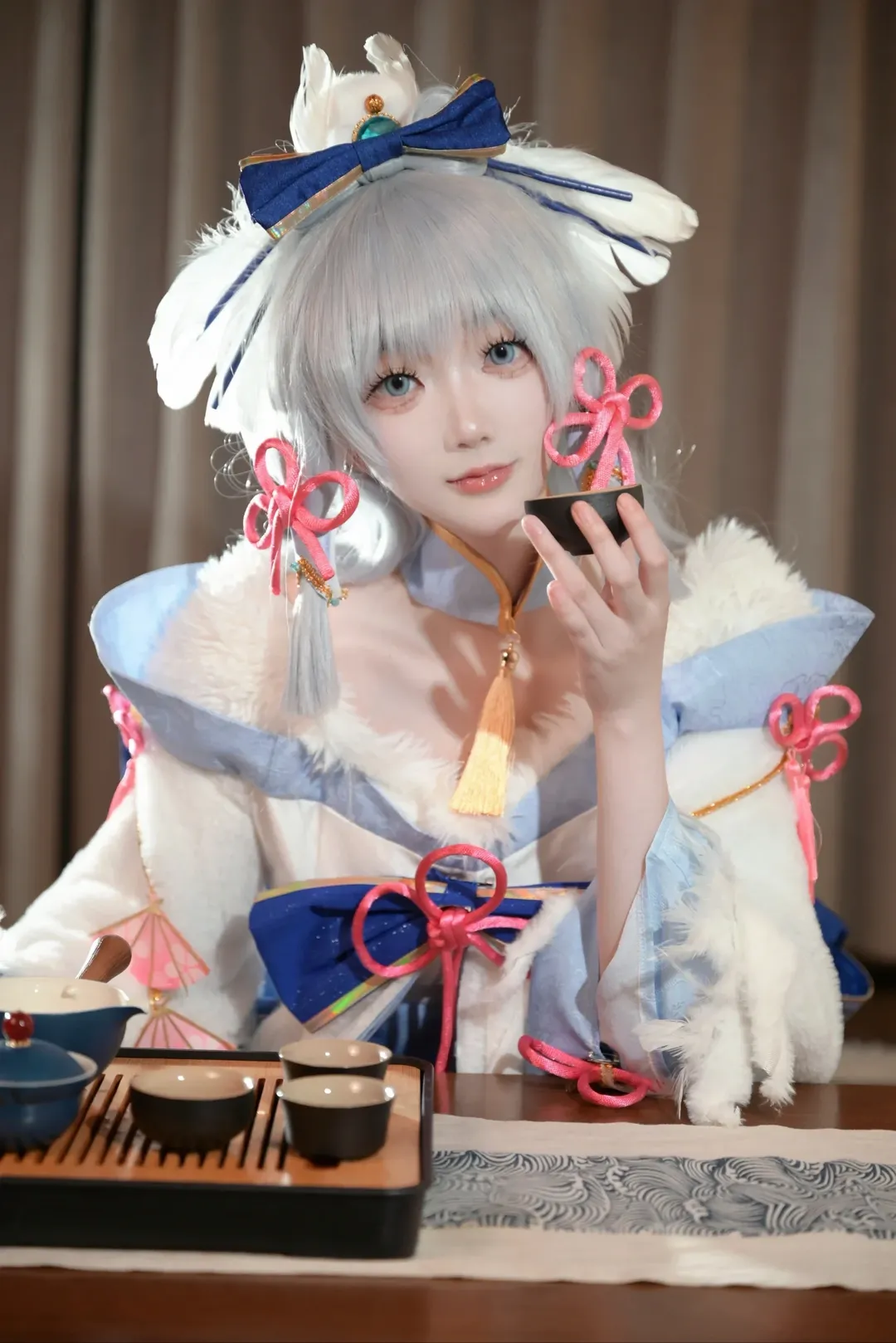 【神里绫华cos】优雅与清冷并存的春日午后 - 第 1 张