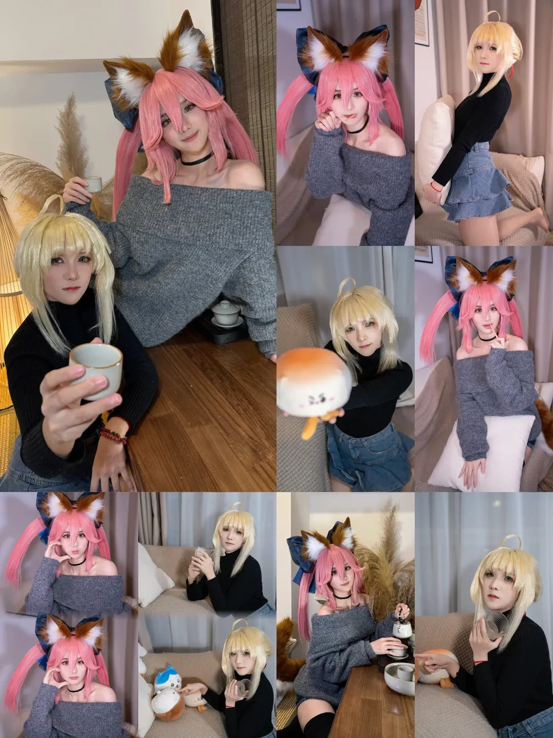【玉藻前cos&sabercos】Fate/Grand Order 一月小分队生日作 - 第 1 张