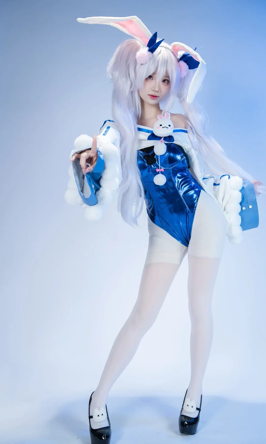 【ラフィー コスプレ】アズールレーン：気だるげなバニーガールの撮影記録 - 7 枚目
