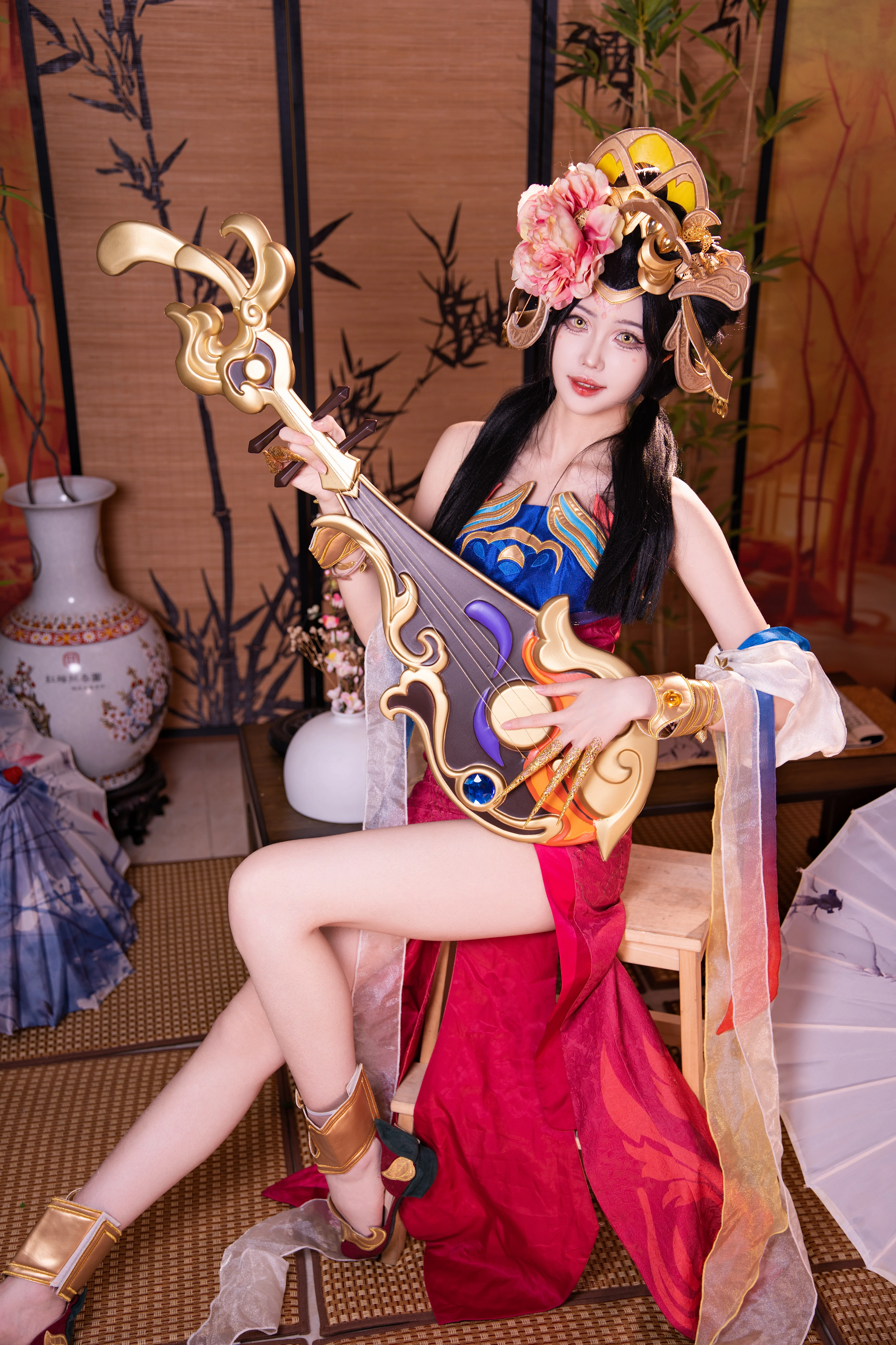 【杨玉环cos】云想衣裳花想容，再现王者峡谷的惊鸿一面 - 第 3 张