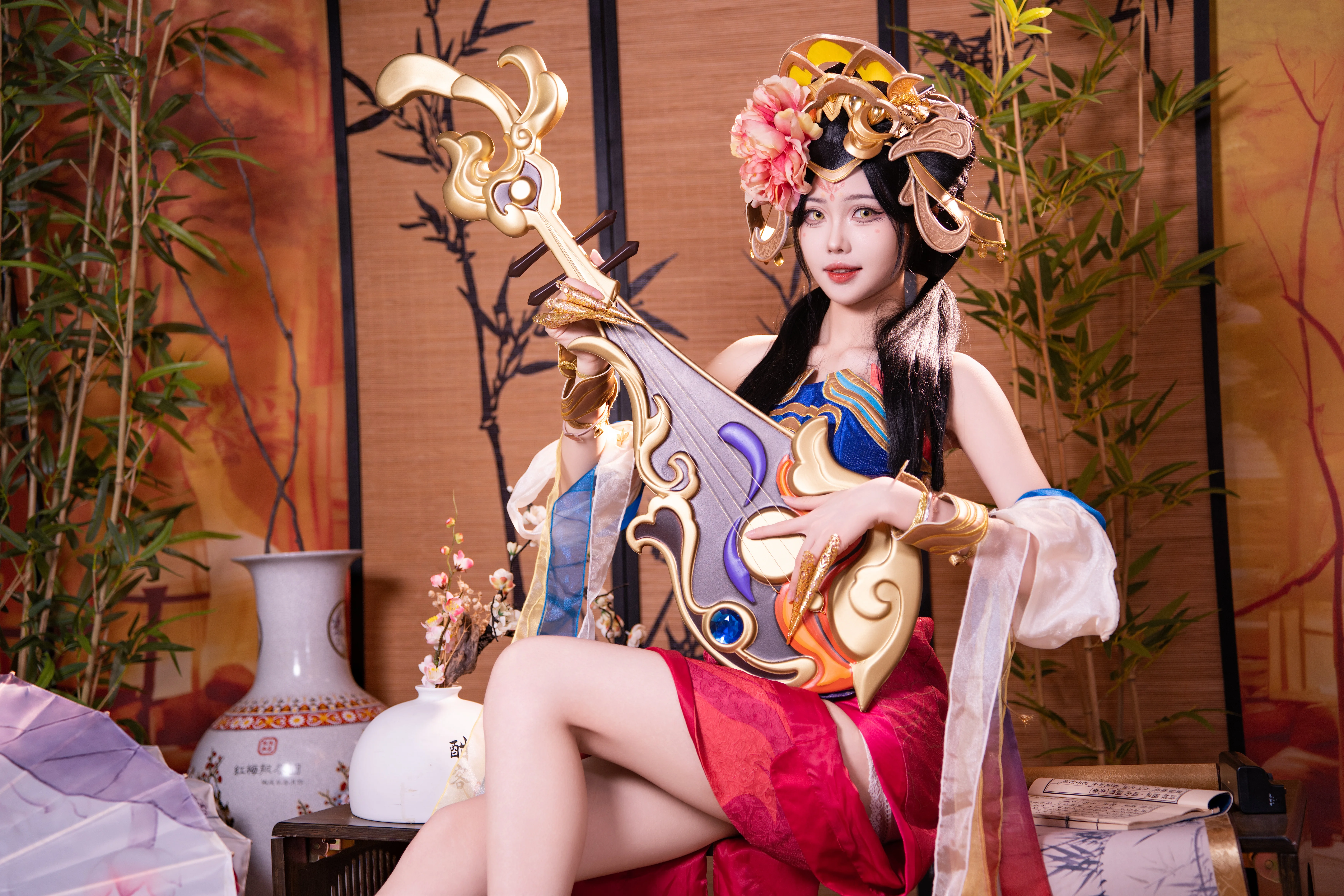 【杨玉环cos】云想衣裳花想容，再现王者峡谷的惊鸿一面 - 第 5 张