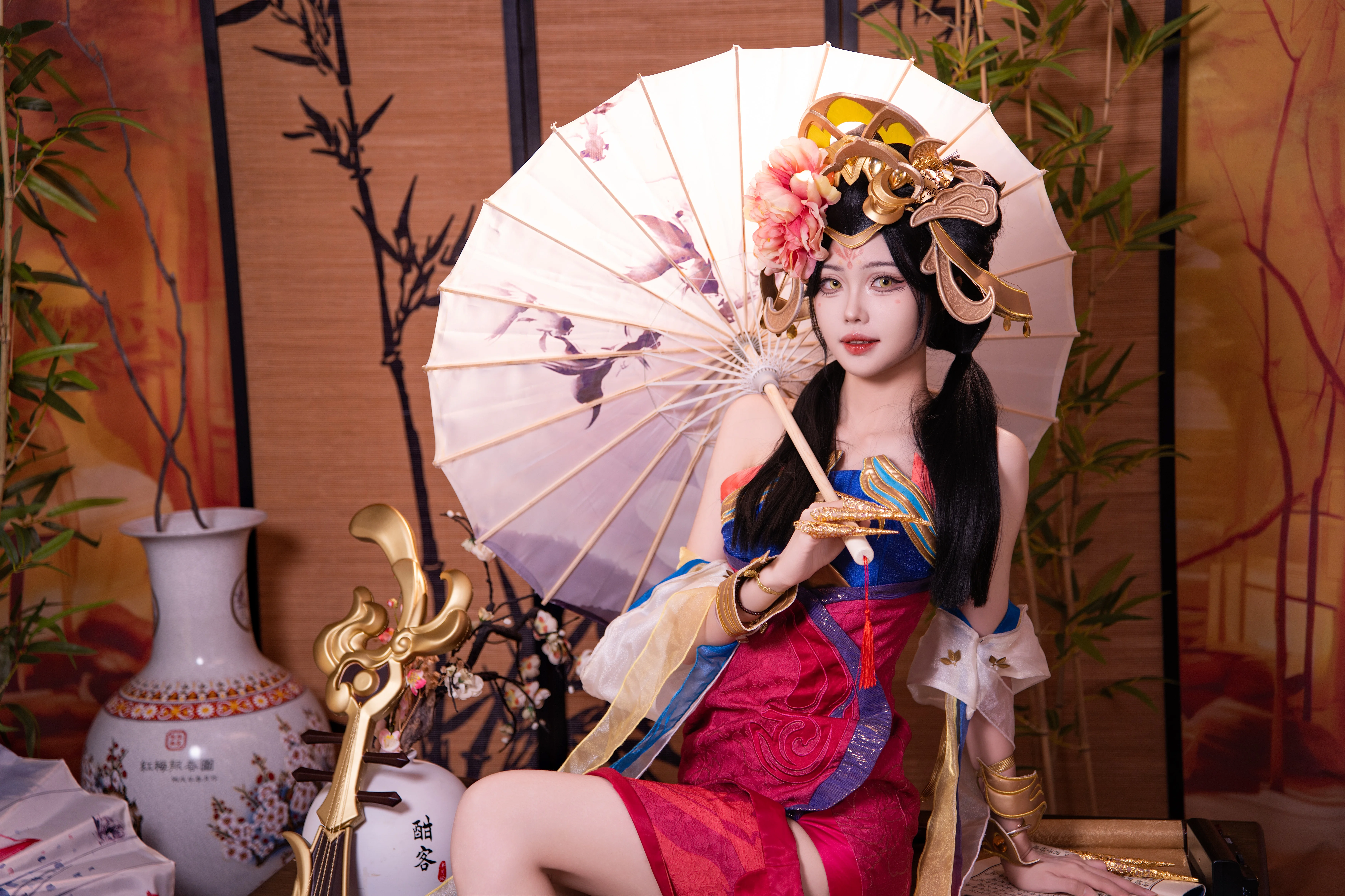 【杨玉环cos】云想衣裳花想容，再现王者峡谷的惊鸿一面 - 第 7 张