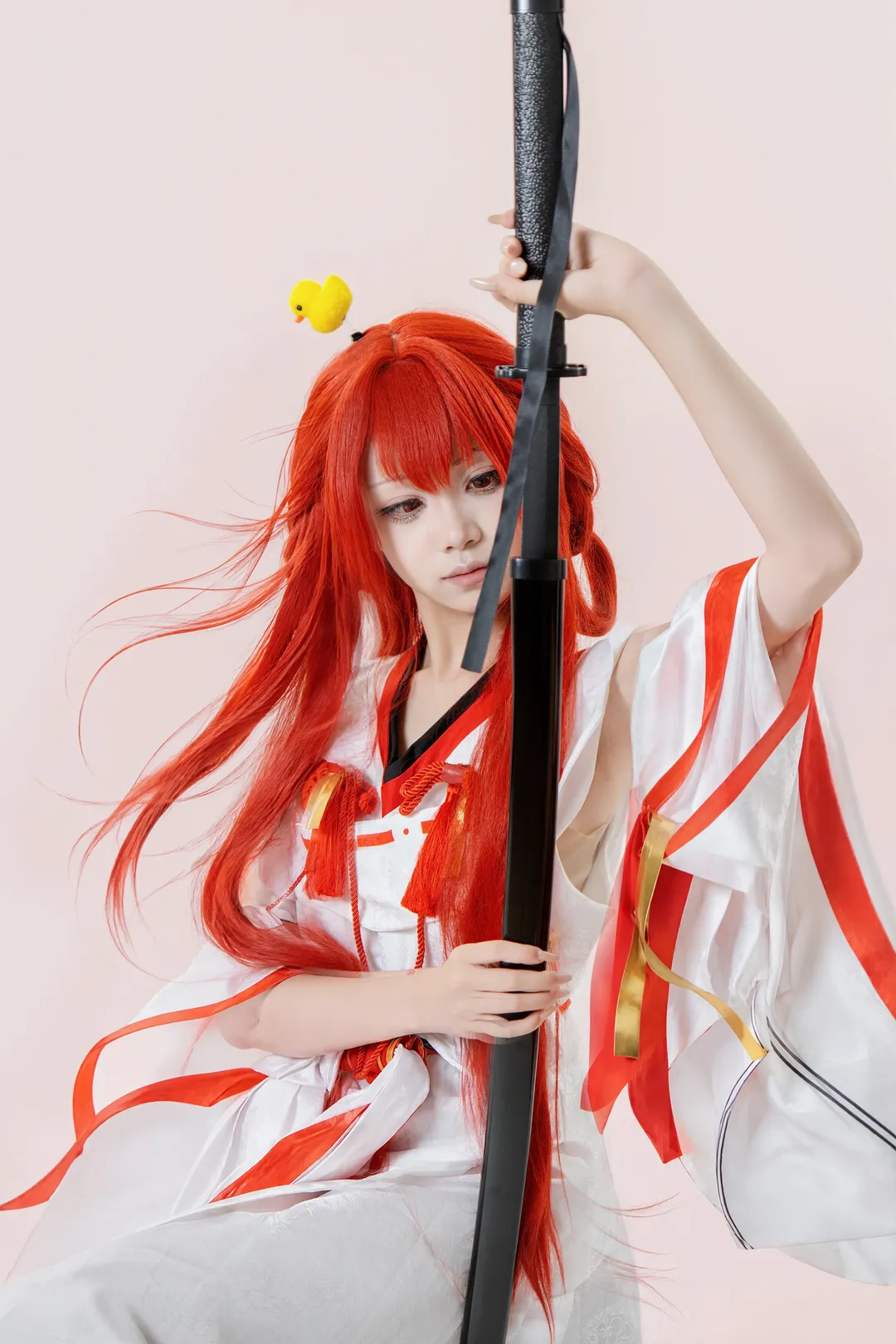 【上杉绘梨衣cos】龙族红发少女的沉默守护 - 第 2 张