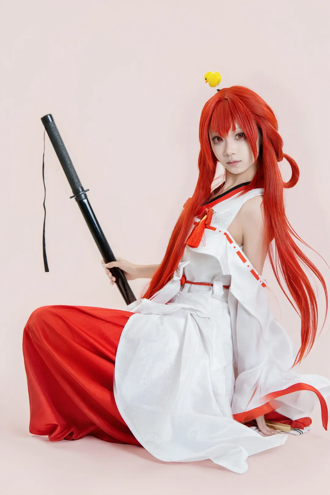 【上杉绘梨衣cos】龙族红发少女的沉默守护 - 第 3 张