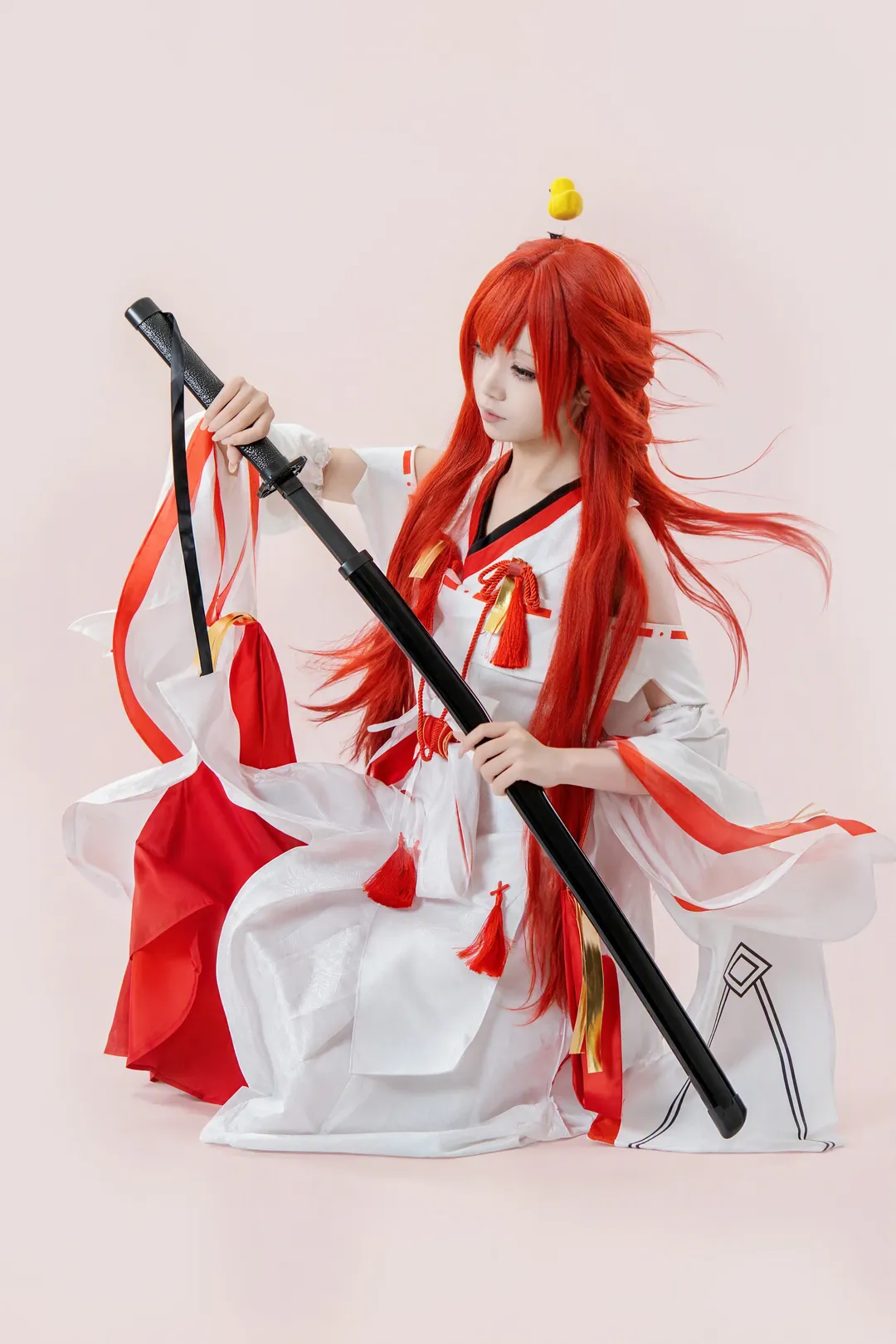 【上杉绘梨衣cos】龙族红发少女的沉默守护 - 第 4 张