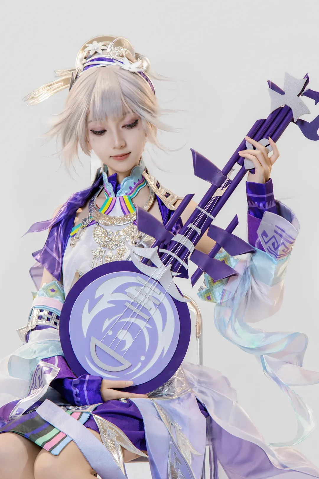 【杨玉环cos】王者荣耀银翎春语，借一曲琵琶行诉尽东方韵味 - 第 2 张