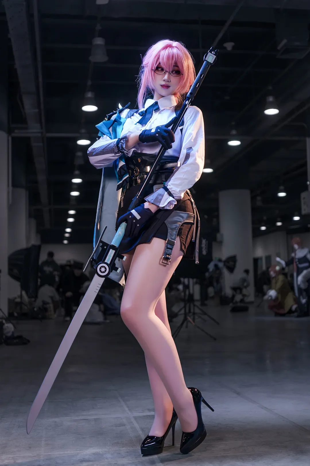 【月城柳コスプレ】対空6課副課長のイベント写真体験 - 5 枚目