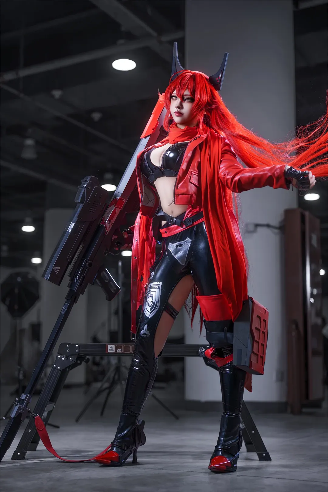 【レッドフード コスプレ】『勝利の女神：NIKKE』真紅の嵐、イベント写真の記録 - 1 枚目