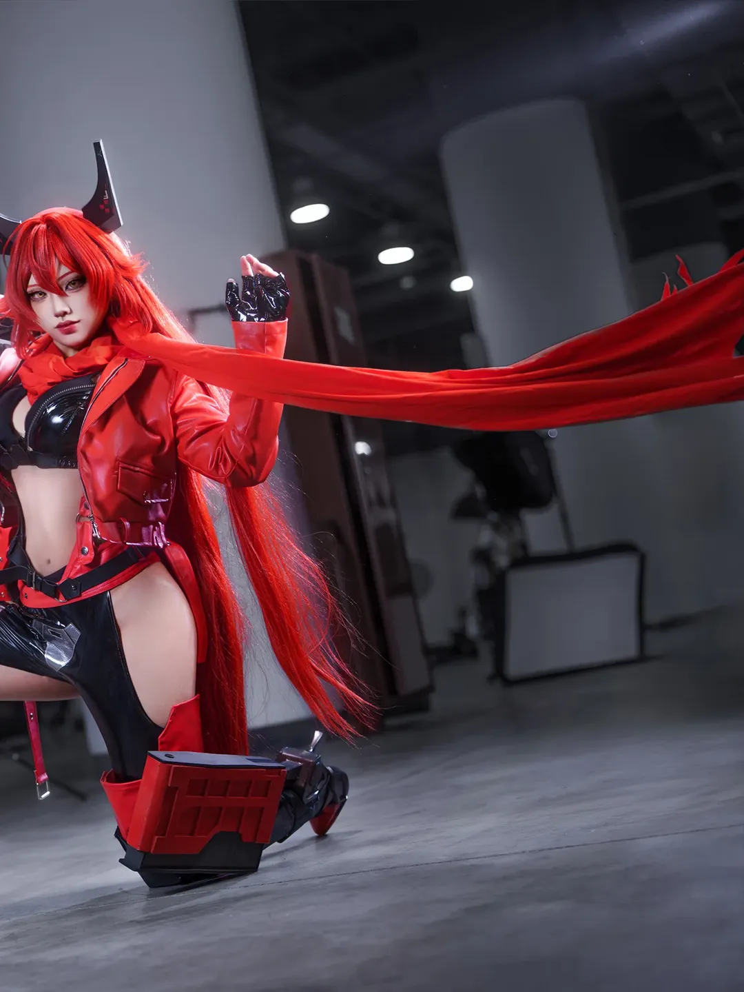 【レッドフード コスプレ】『勝利の女神：NIKKE』真紅の嵐、イベント写真の記録 - 3 枚目