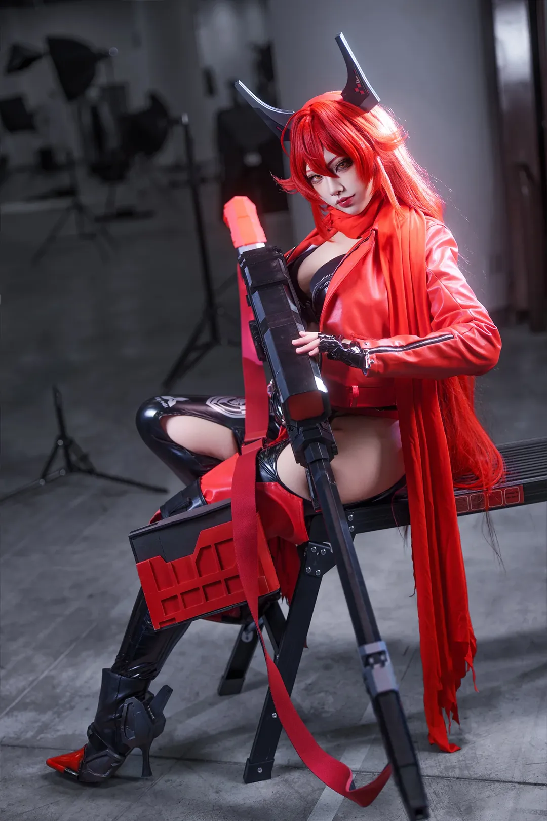 【小红帽cos】胜利女神妮姬的红色风暴，漫展场照记录