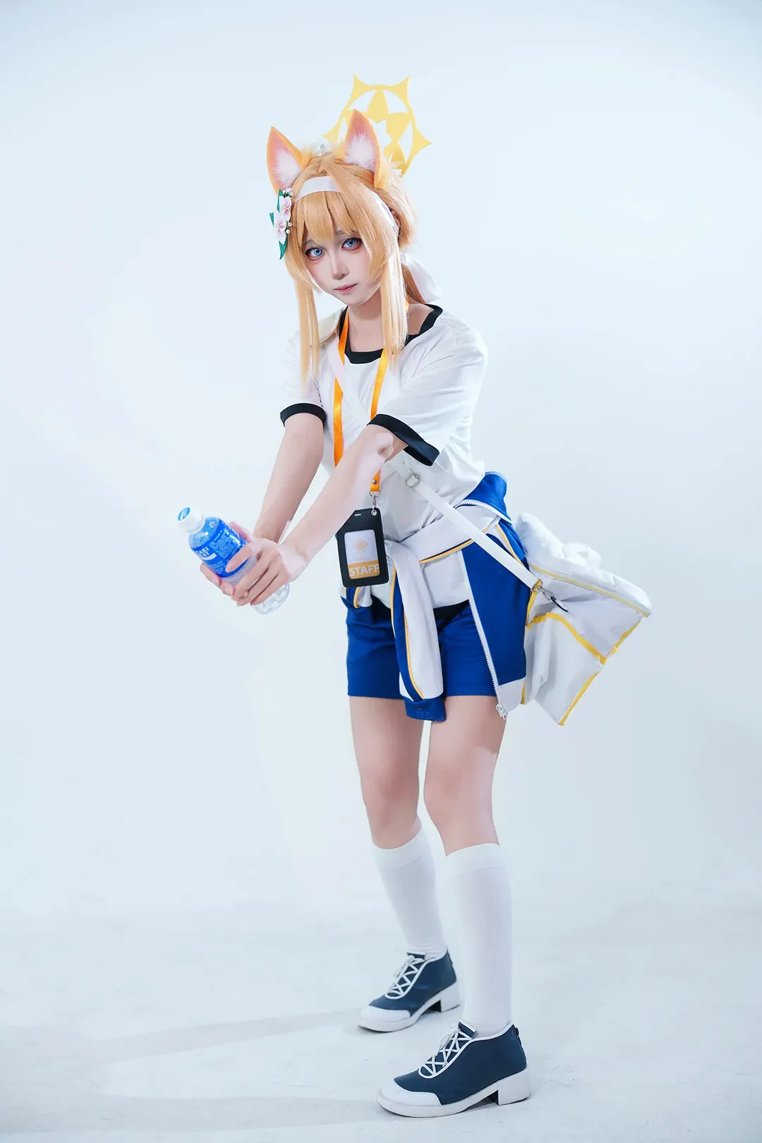 【玛丽cos】蔚蓝档案体操服玛丽，Sensai一起运动吧 - 第 3 张