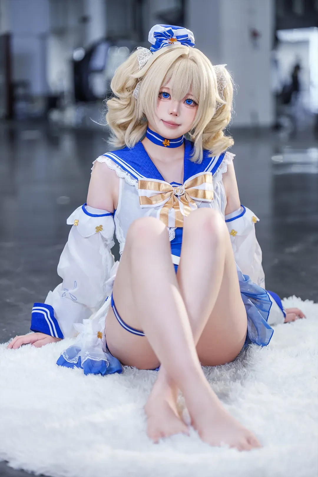 【芭芭拉cos】原神夏日水着，治愈系闪耀登场 - 第 4 张