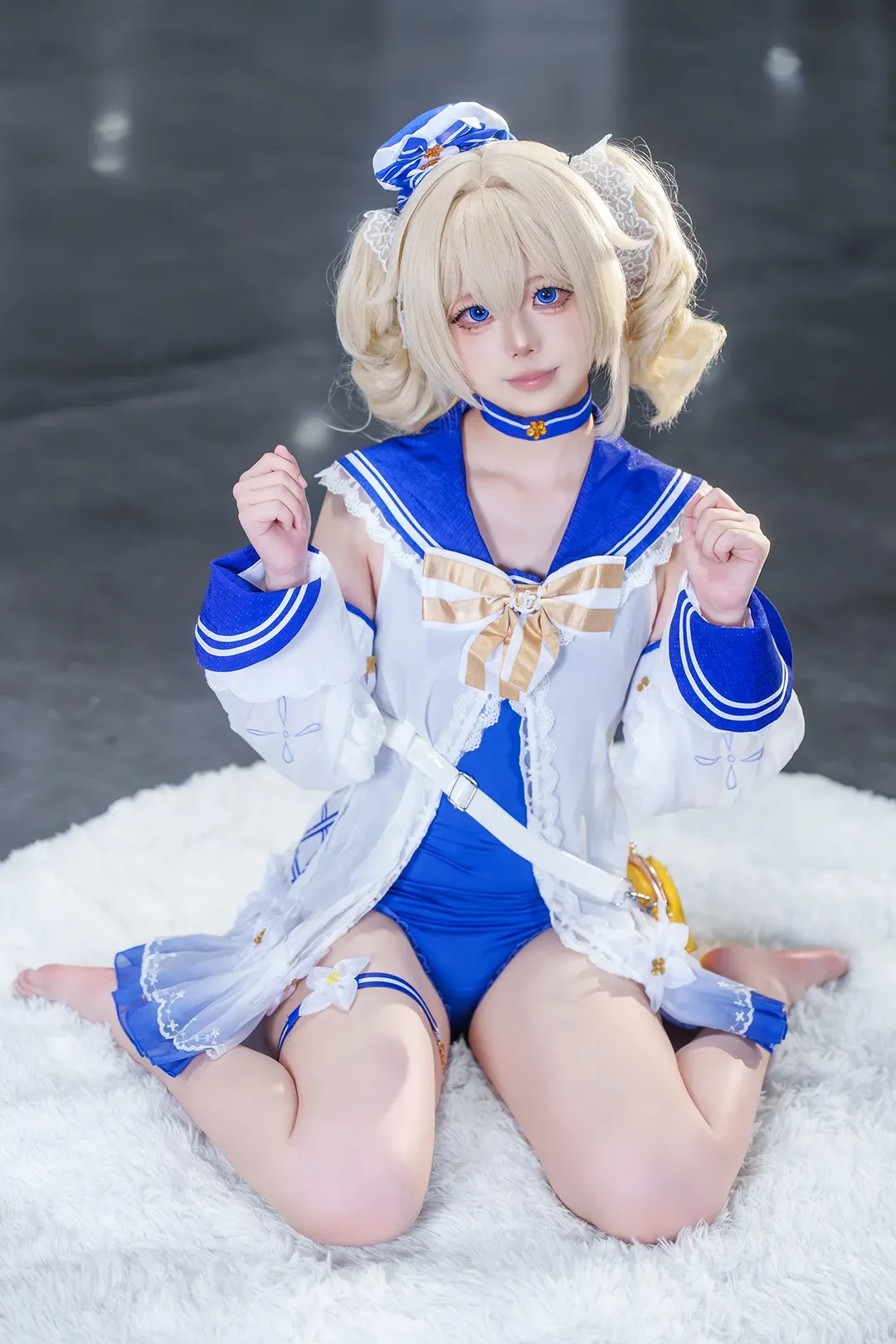 【芭芭拉cos】原神芭芭拉泳装，夏日拍摄经验分享