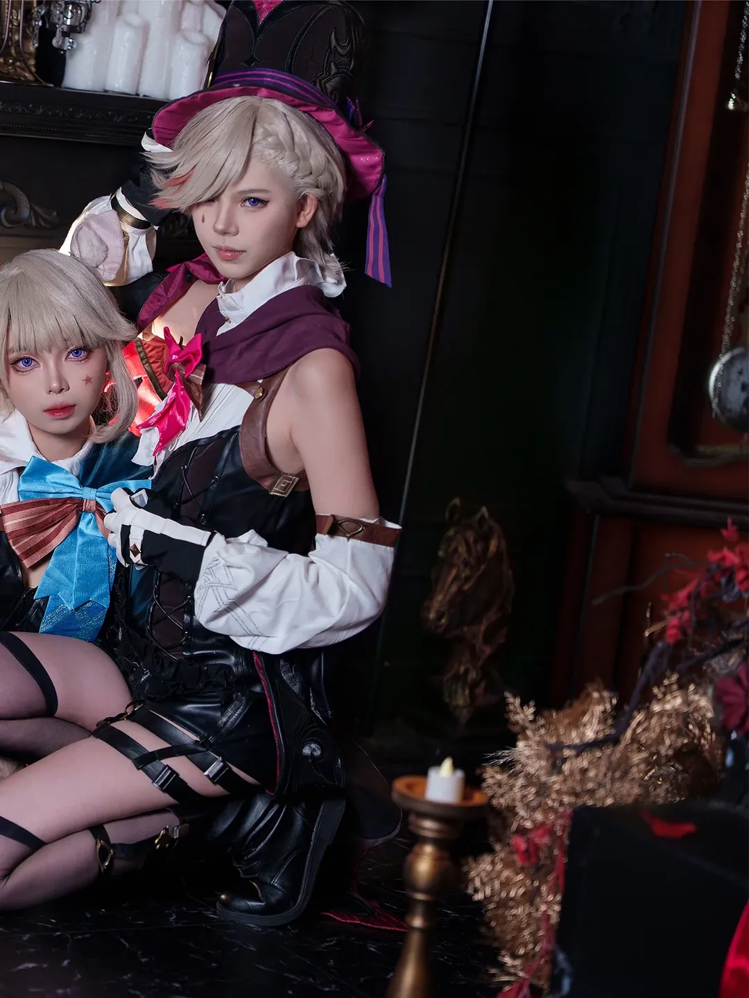 【リネット コスプレ】『原神』「壁炉の家」赤黒ゴシック調合わせのビジュアル公開 - 4 枚目