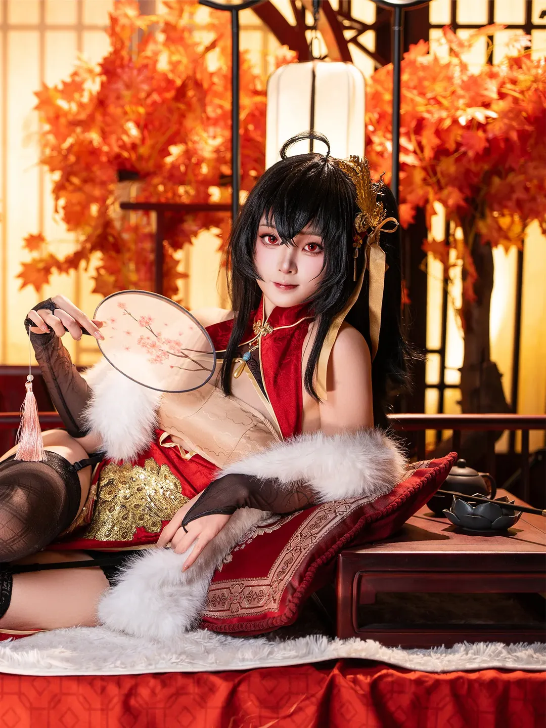 【大凤cos】碧蓝航线新春旗袍，愿得长如此 - 第 3 张