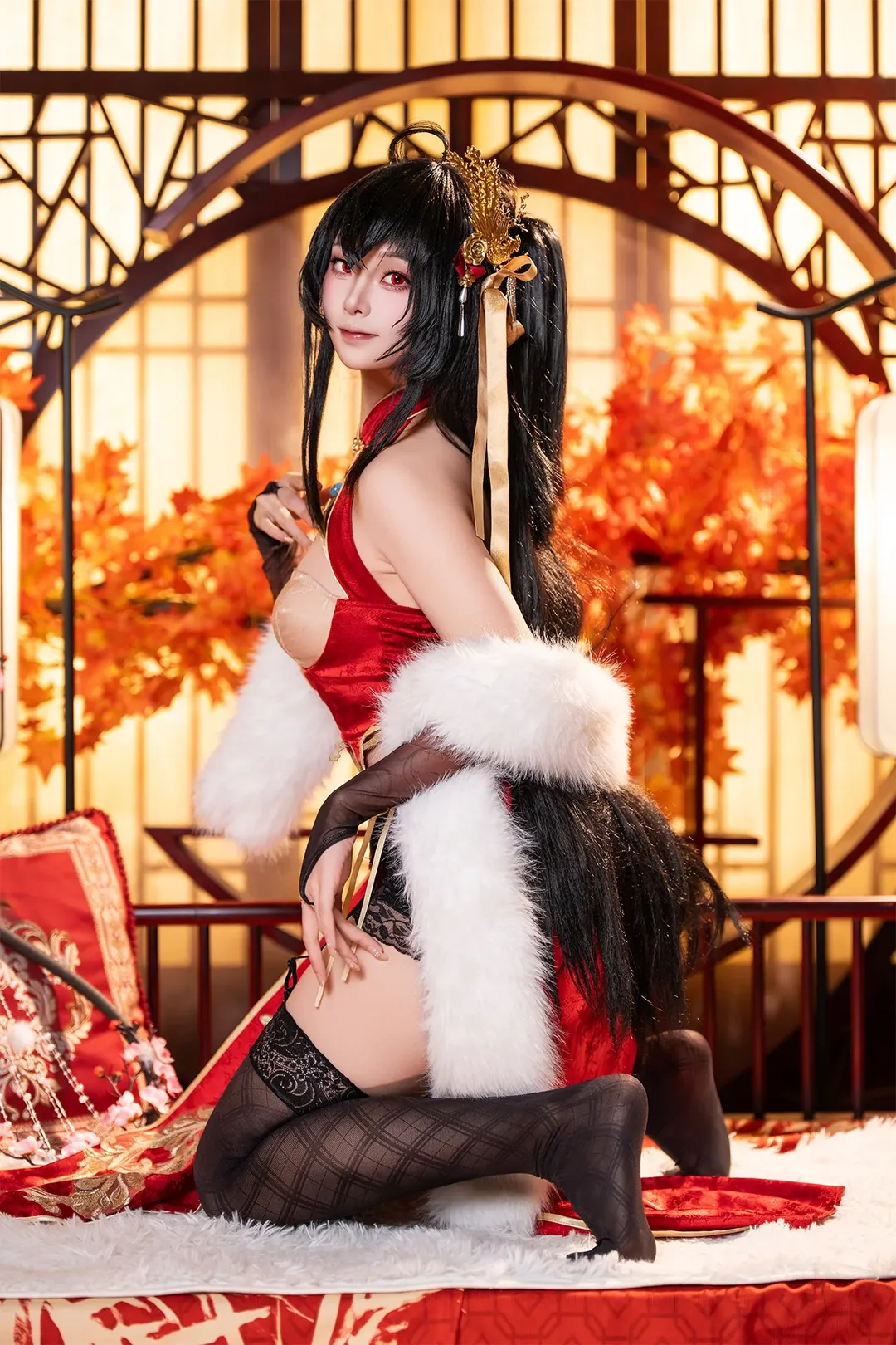 【大凤cos】碧蓝航线新春旗袍，愿得长如此 - 第 4 张