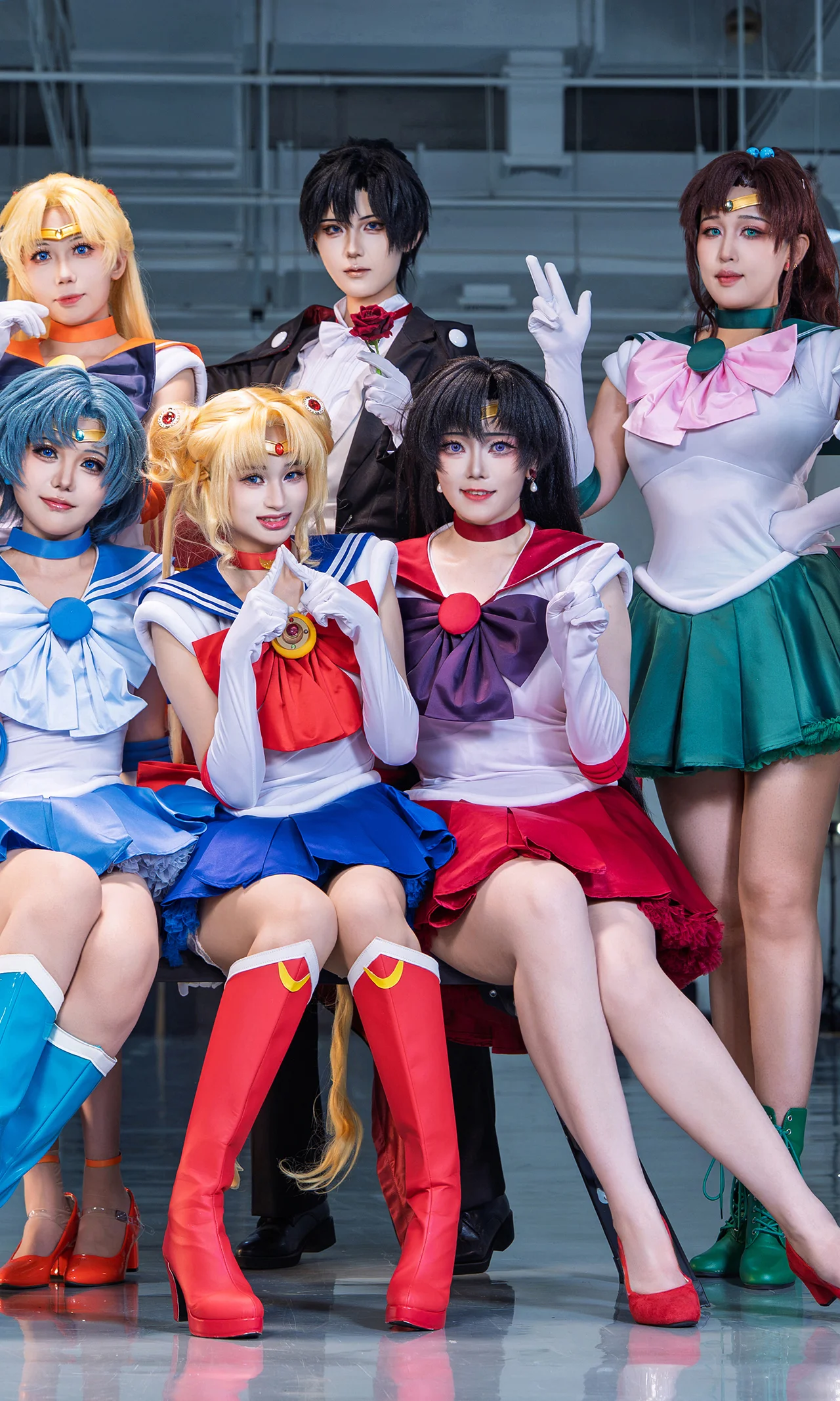 [Sailor Moon Cosplay] Sailor Moon: Full Cast Assembly of Retro Anime for Veteran Otaku - Image 3
