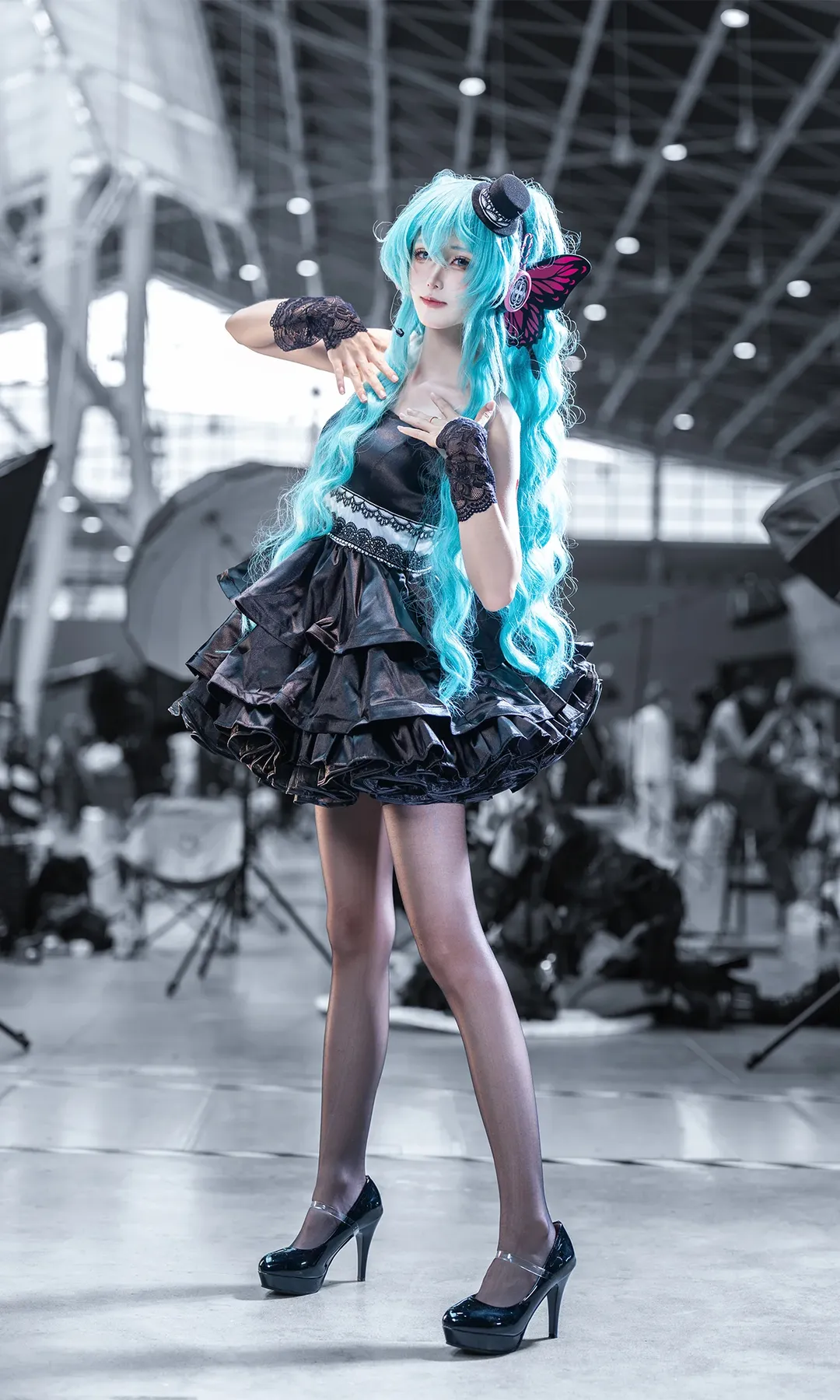【初音未来cos】做一只永不凋谢的电子蝴蝶