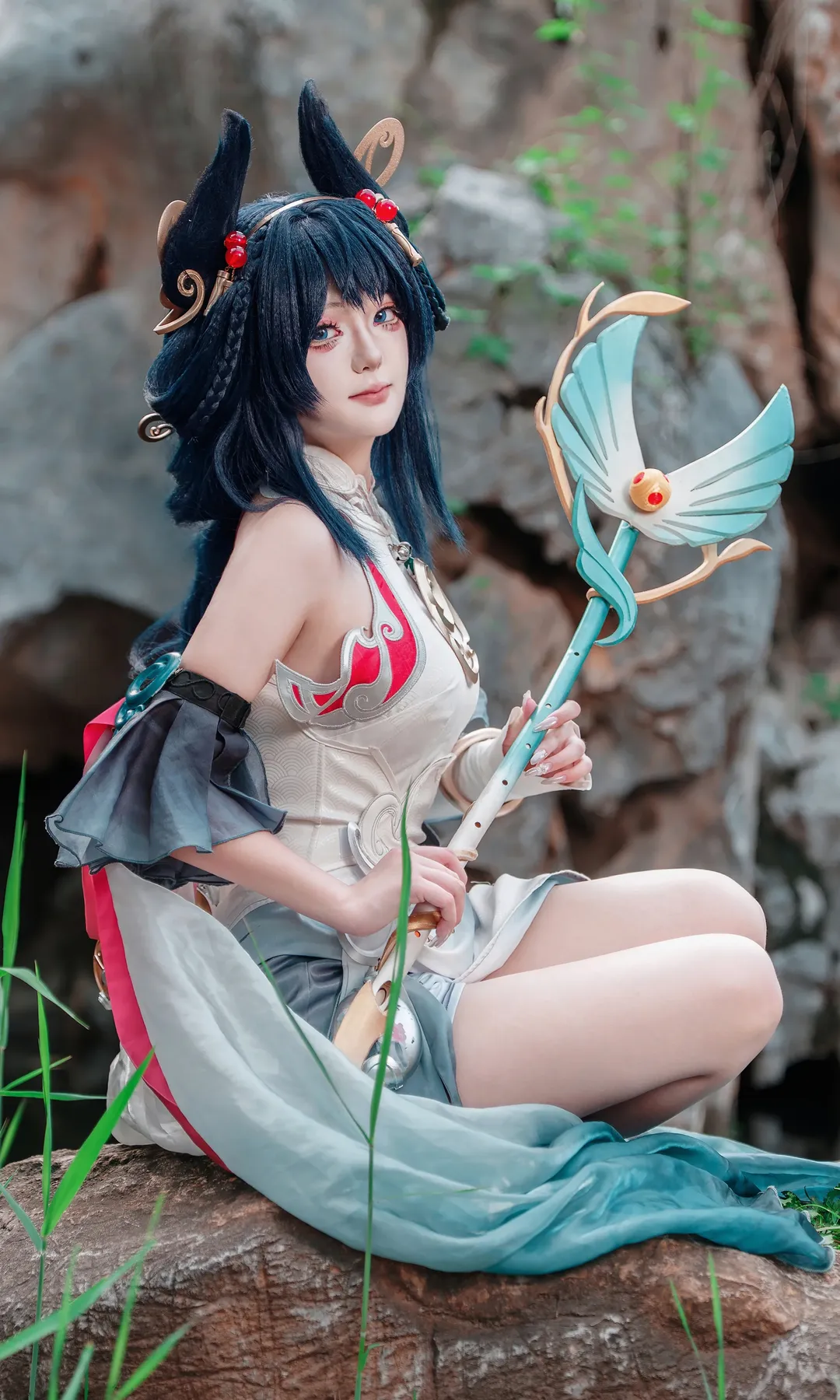 【Gongsun Li Cosplay】Honor of Kings Smoke of Partings: A Serene Dance in the Mountain Woods - Image 1