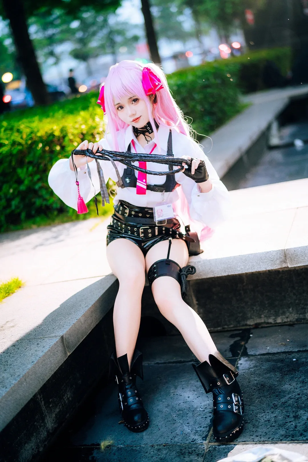 【尤妮cos】胜利女神，侧逆光下的冷艳与甜蜜 - 第 8 张