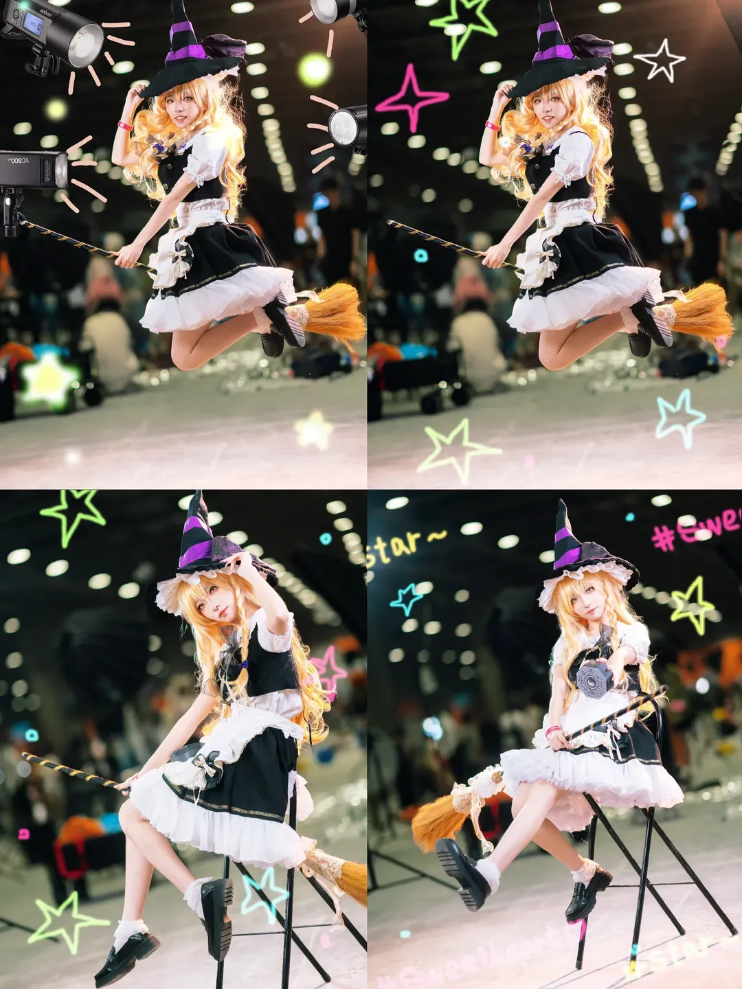 【Marisa cosplay】Sharing Touhou Project Convention Photo Record at Firefly ACG Expo - Image 1