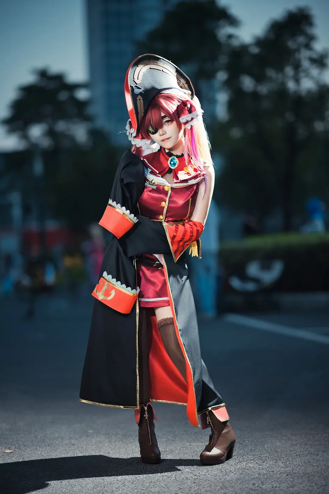 【宝钟玛琳cos】漫展巡游季的海盗船长，hololive的华丽登场 - 第 5 张
