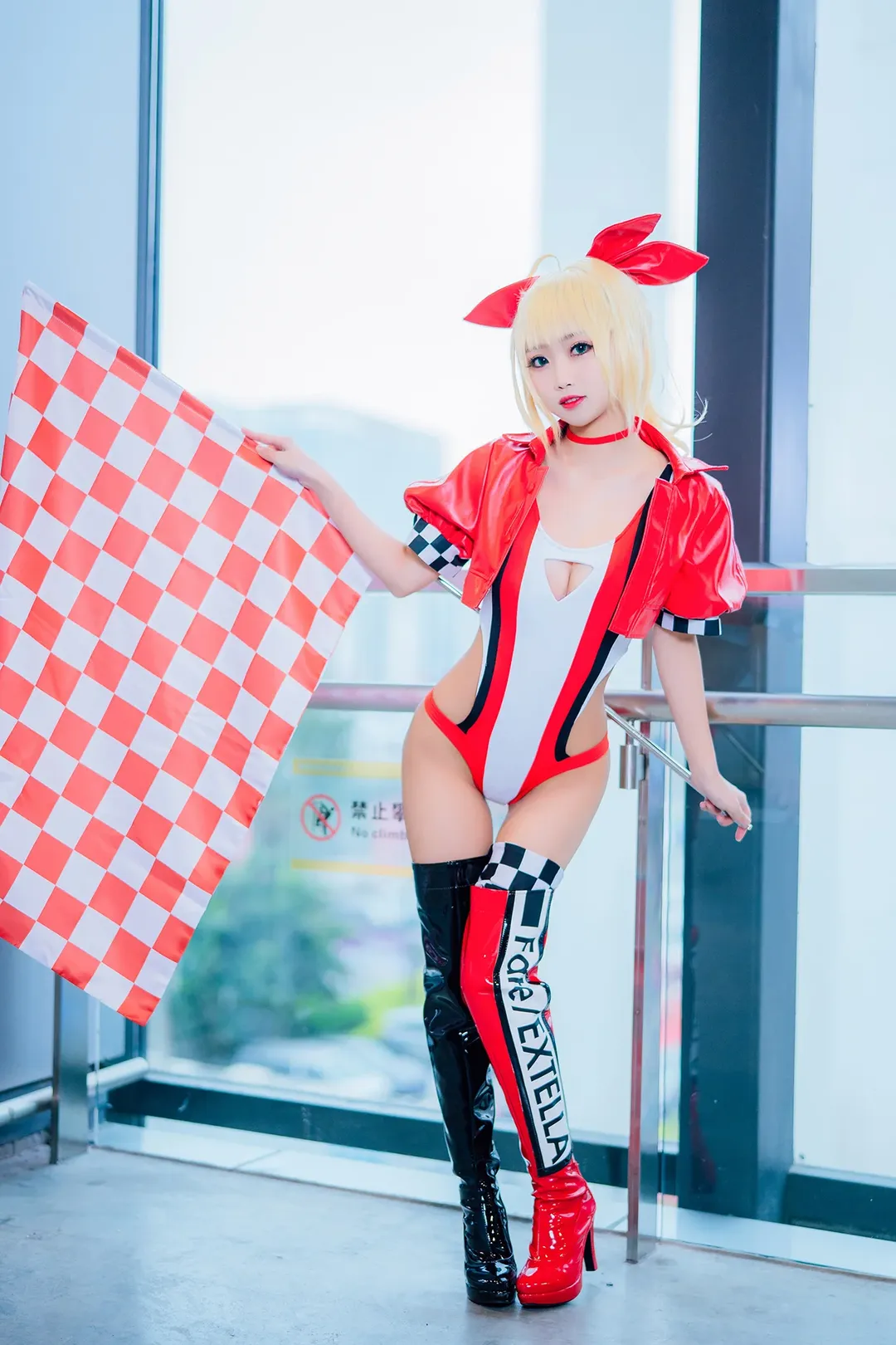 【尼禄cos】Fate里的红白赛车手，广州漫展现场返图