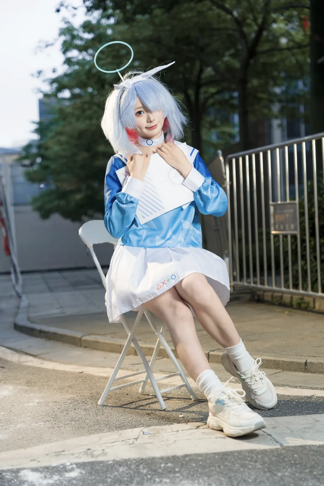 【阿罗娜cos】蔚蓝档案蓝色恶魔，萤火虫漫展巡游记录 - 第 5 张