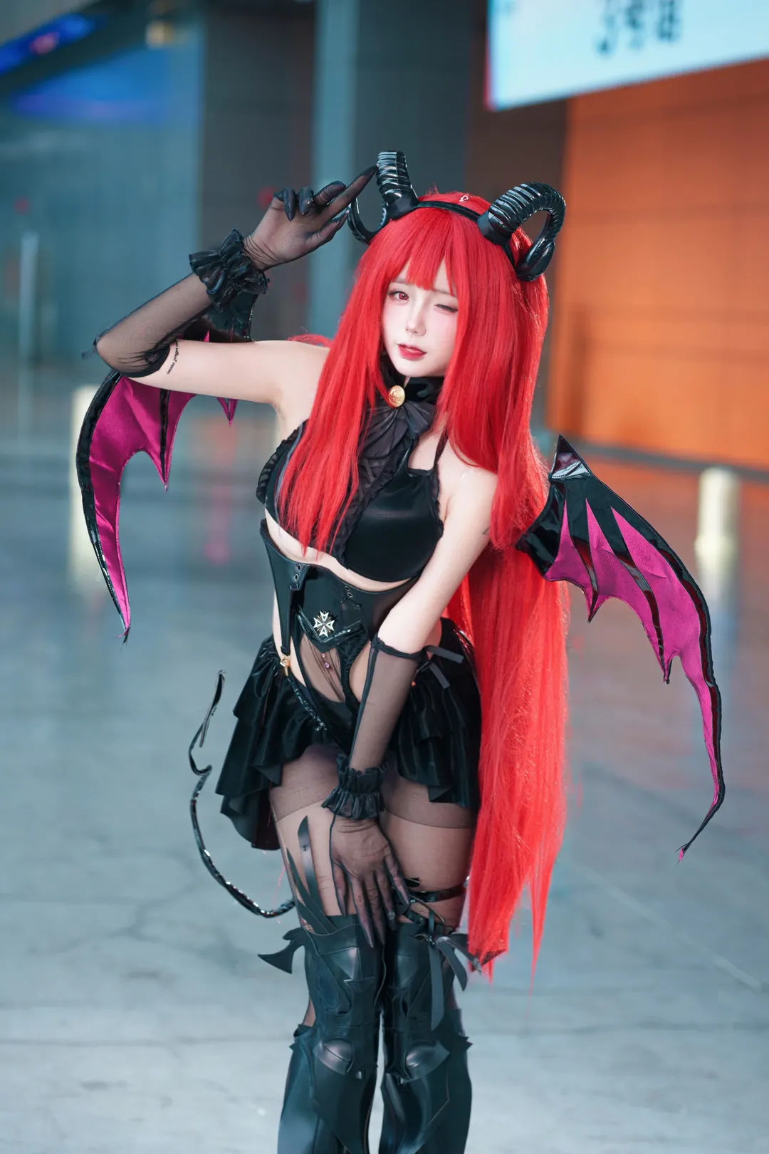 【ヒンデンブルク コスプレ】ヒンデンブルクの悪魔の佇まい、イベント撮影写真のシェア - 2 枚目