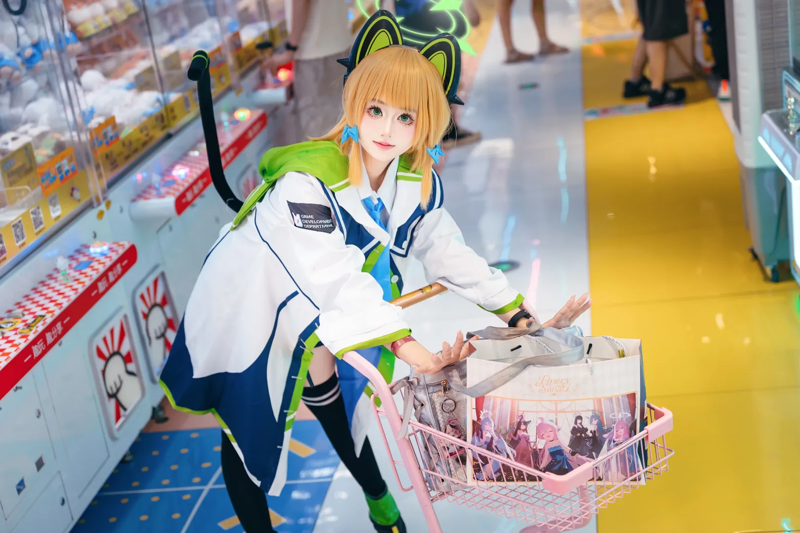 【才羽绿cos】蔚蓝档案的电玩少女 - 第 4 张