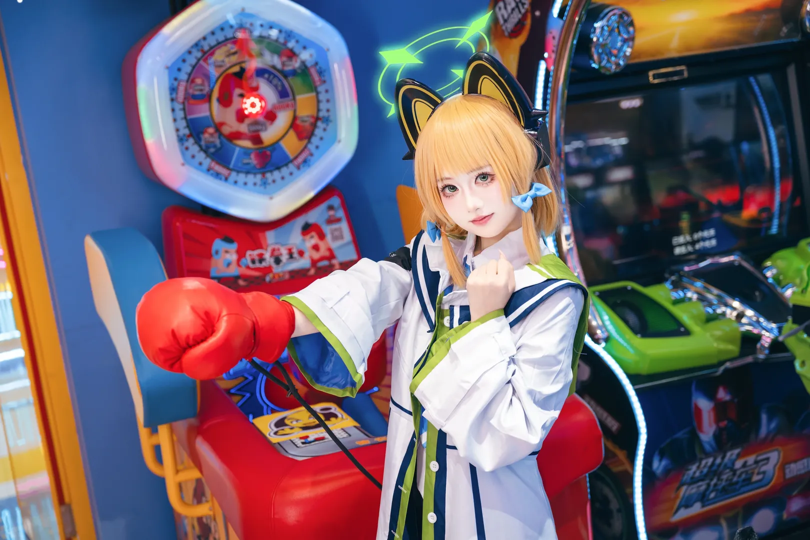 【才羽绿cos】蔚蓝档案的电玩少女 - 第 5 张