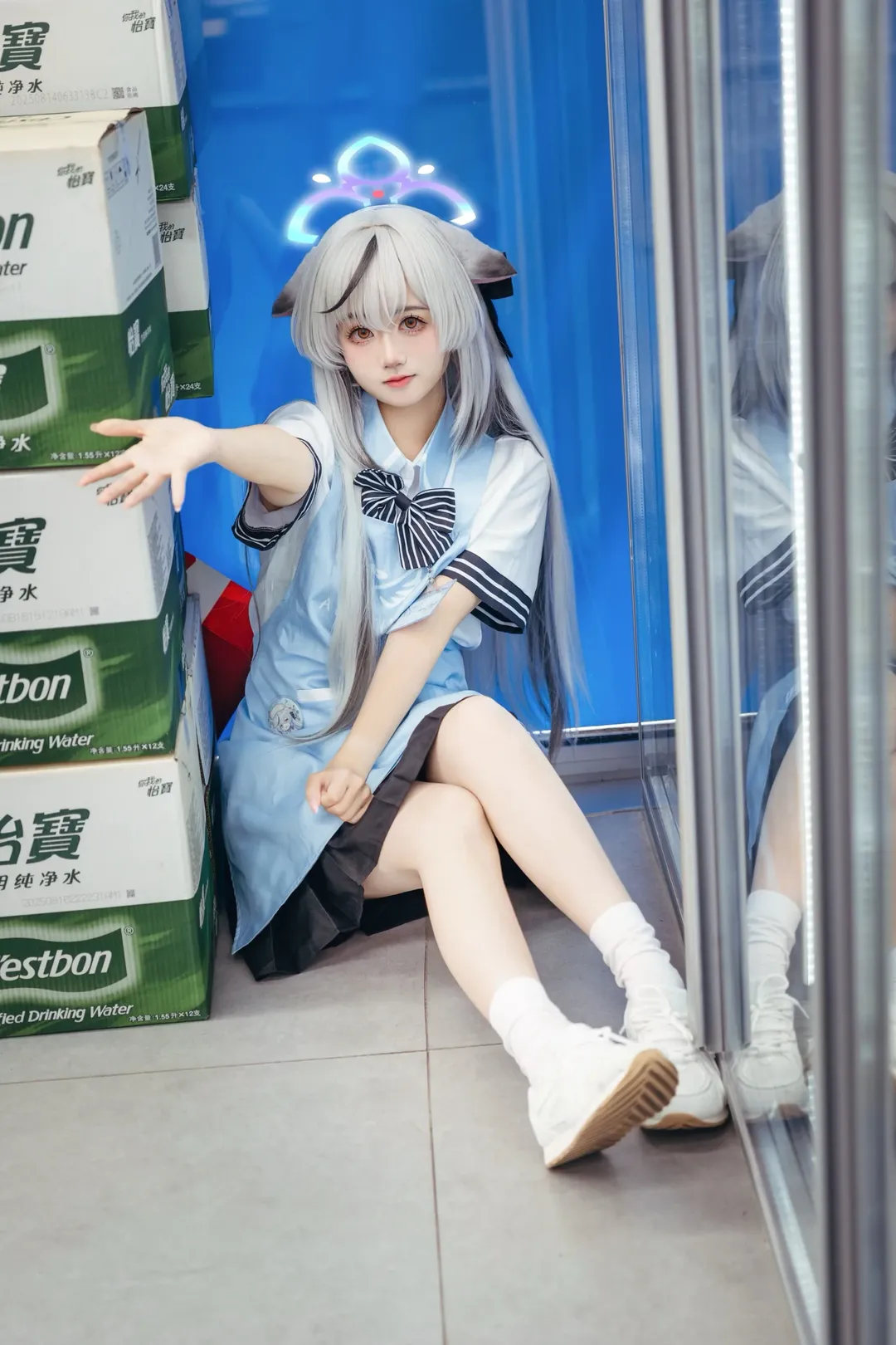 【春原心奈cos】蔚蓝档案罗森联动的打工日常记录