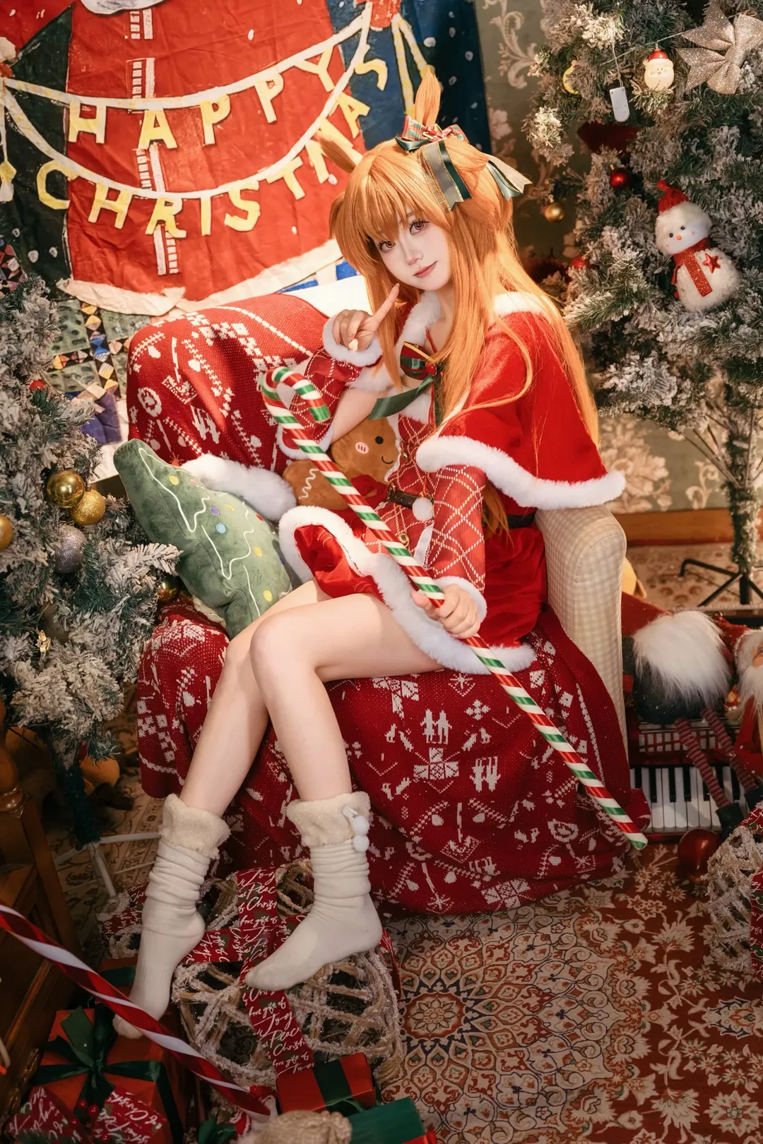 【摩耶重炮cos】闪耀优俊少女，和托雷纳桑的圣诞夜 - 第 1 张