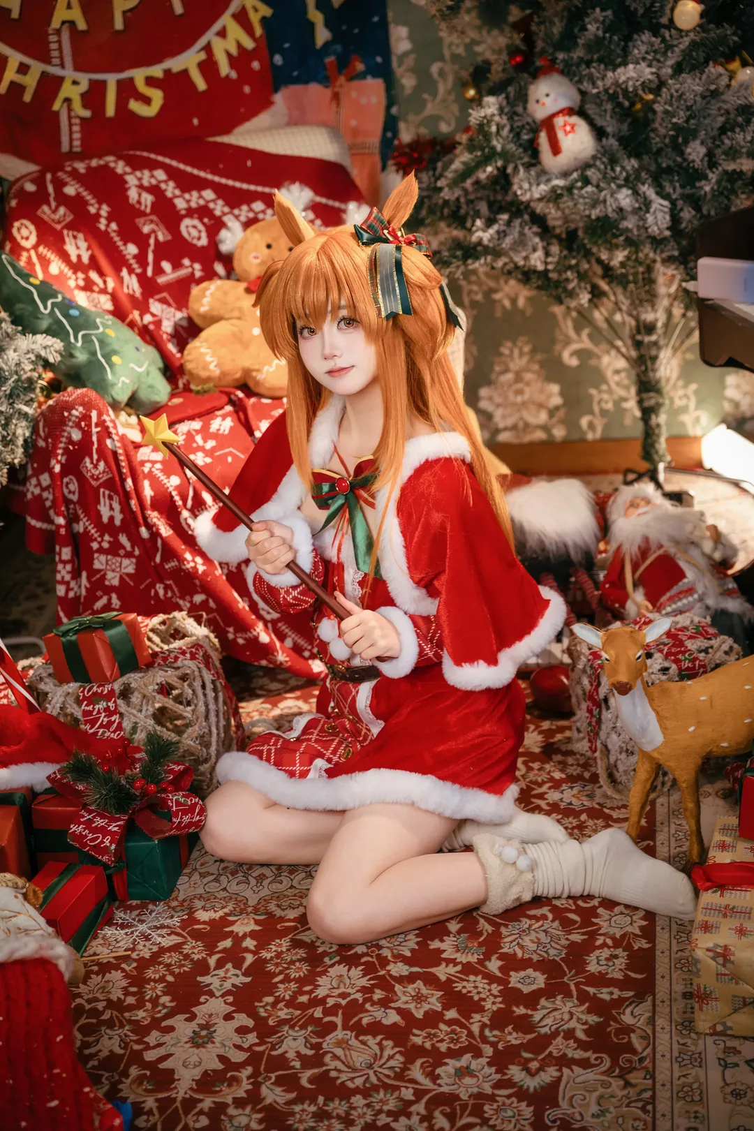 【摩耶重炮cos】闪耀优俊少女，和托雷纳桑的圣诞夜 - 第 2 张