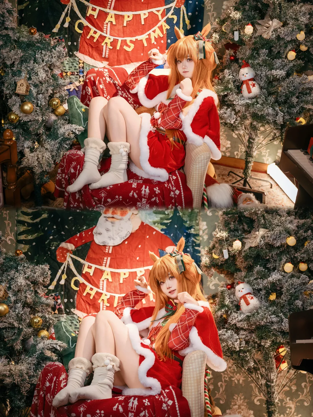 【摩耶重炮cos】闪耀优俊少女，和托雷纳桑的圣诞夜 - 第 3 张