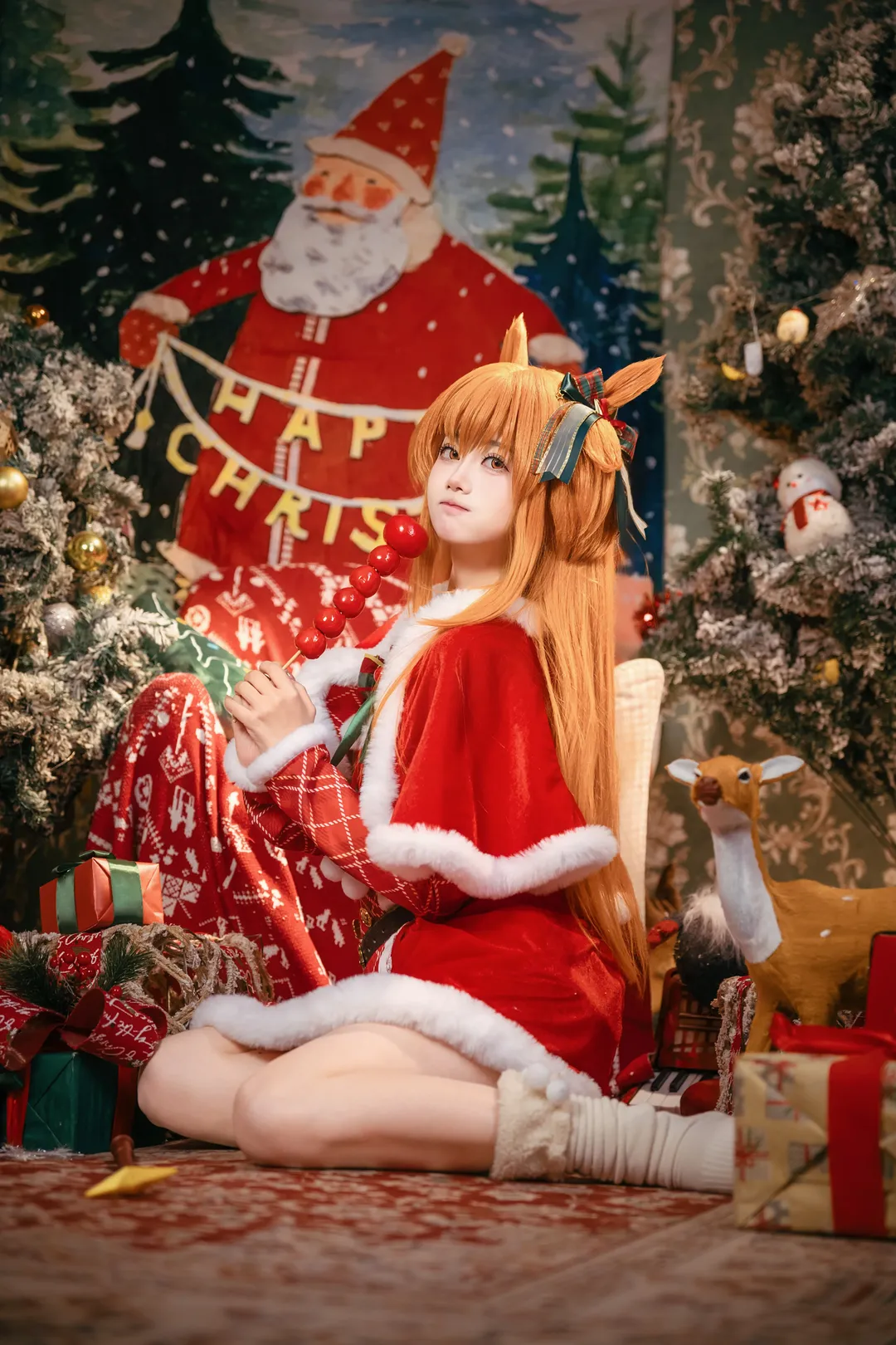 【摩耶重炮cos】闪耀优俊少女，和托雷纳桑的圣诞夜 - 第 5 张
