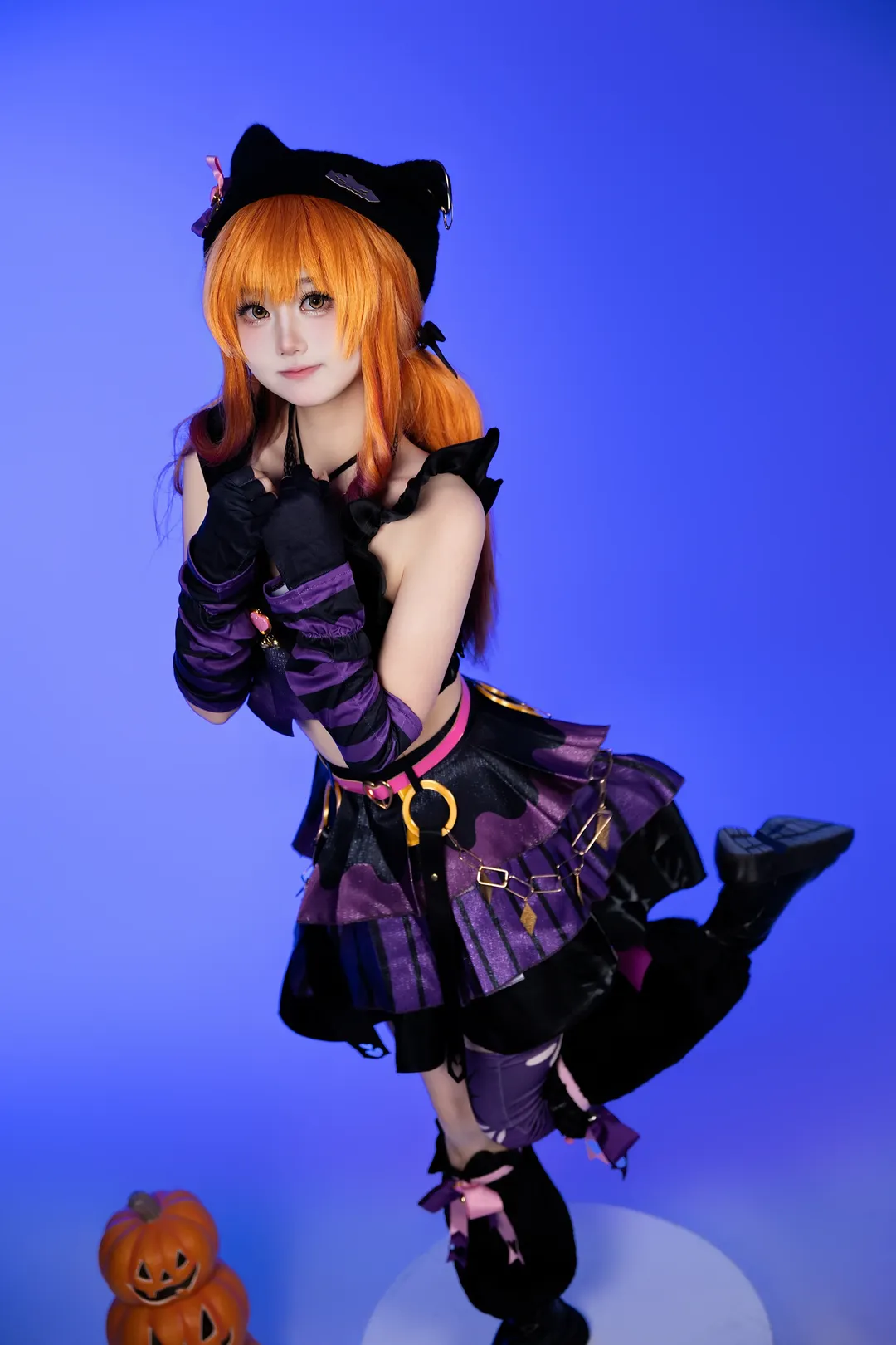 【摩耶重炮cos】闪耀优俊少女的万圣节主题拍摄