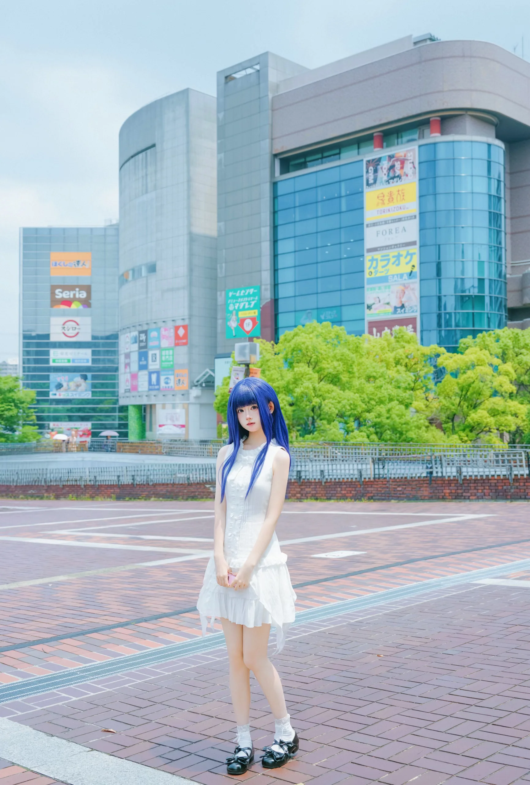 【高島ざくろ コスプレ】『素晴らし日々 〜不連続存在〜』京王多摩 聖地巡礼、わずか10分間の奇跡 - 1 枚目