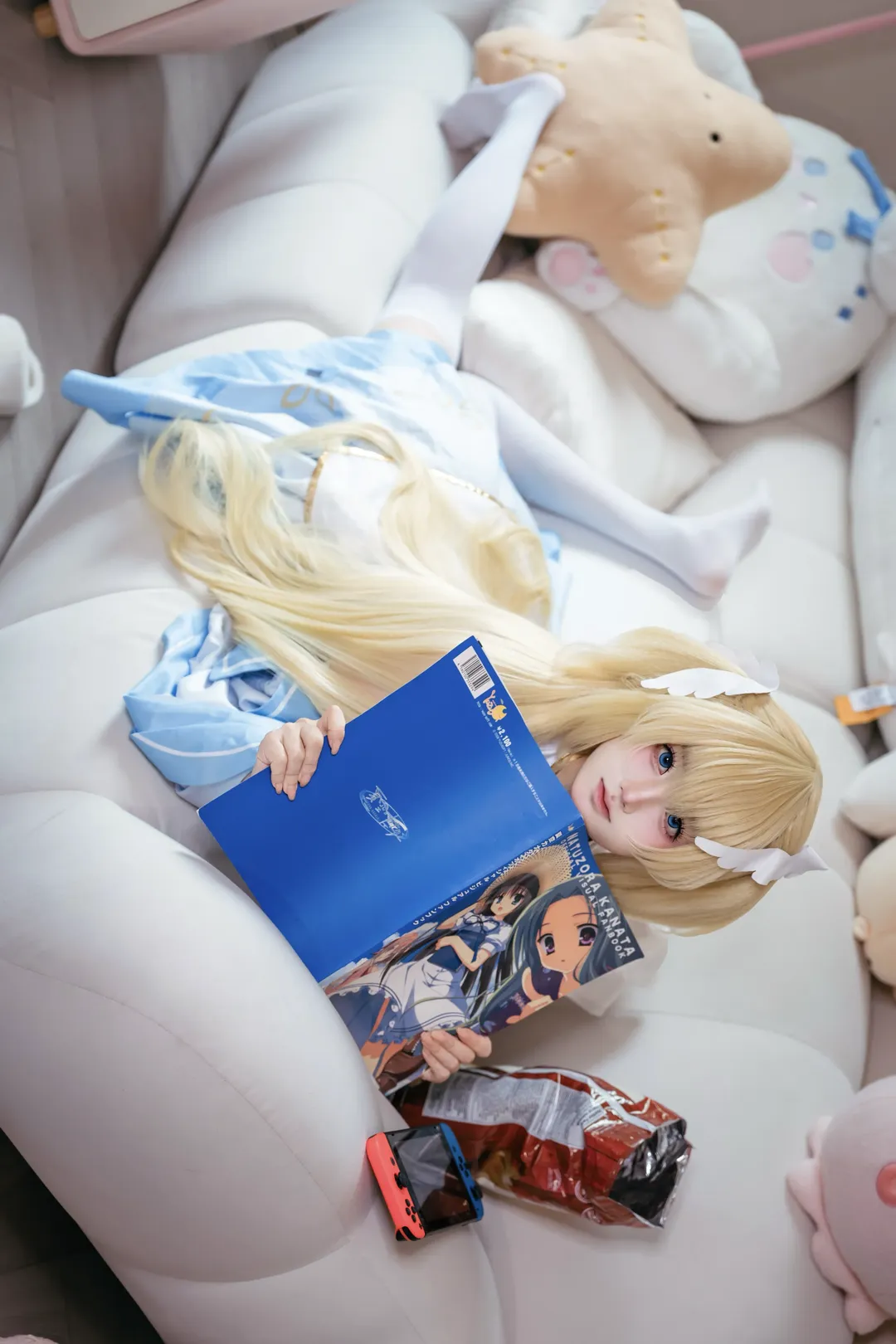 【白雪乃爱cos】天使纷扰里那个金发天使，个人线实在太短了