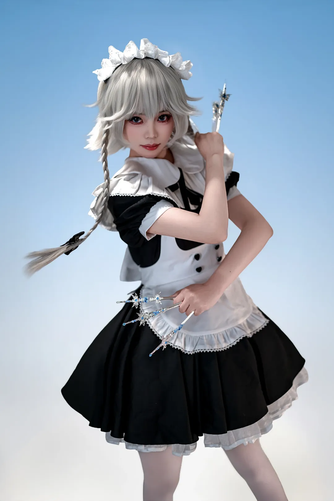 【十六夜咲夜cos】东方project里女仆长的优雅一击 - 第 1 张