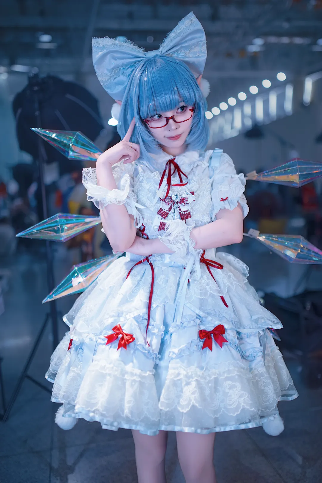 【琪露诺cos】东方Project的冰晶妖精，漫展现场的聪明人