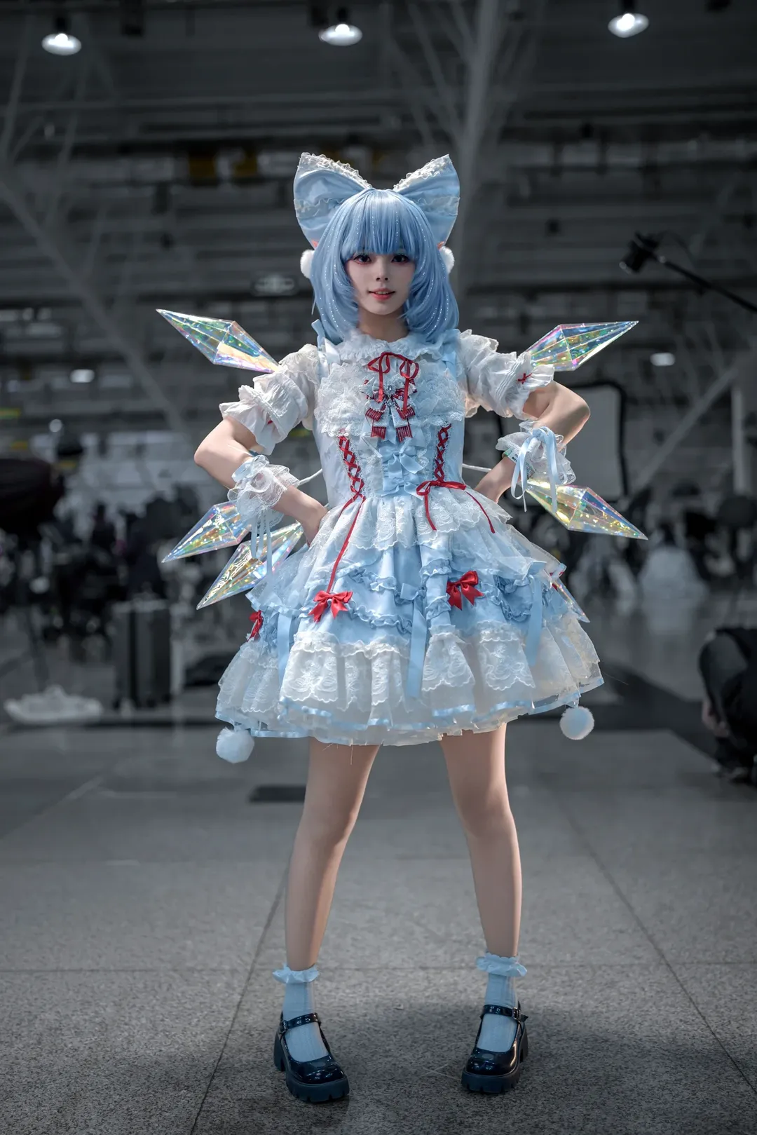 【琪露诺cos】东方project冰之妖精的漫展实录