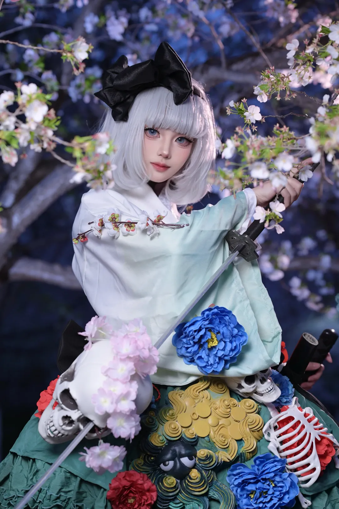 【魂魄妖梦cos】东方project中的半灵庭师，一切为了幽幽子大人 - 第 2 张