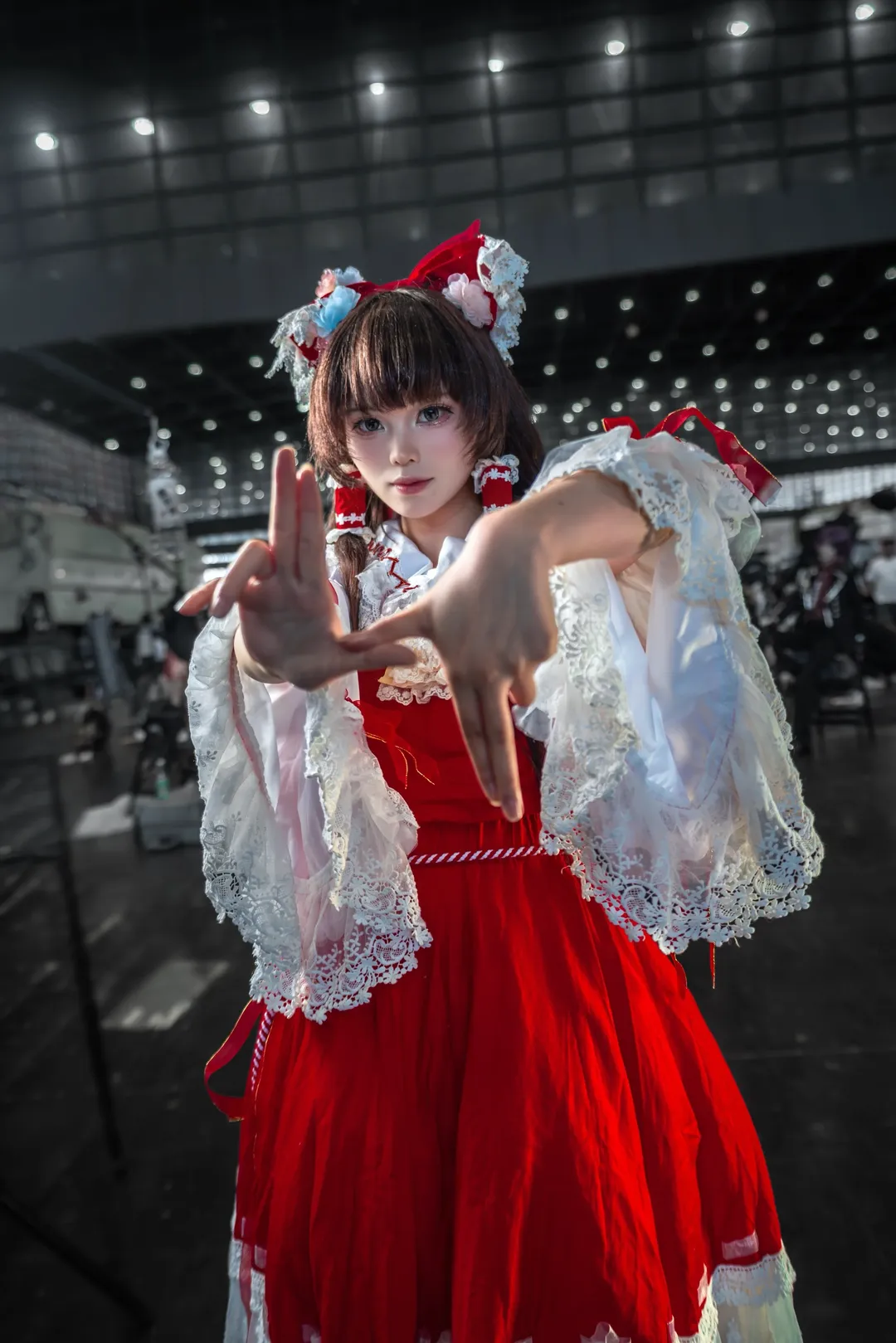 【博丽灵梦cos】东方Project红白巫女的广角冲击力 - 第 2 张